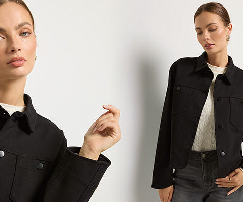 Rachael on the Long Weekend Twill Jacket