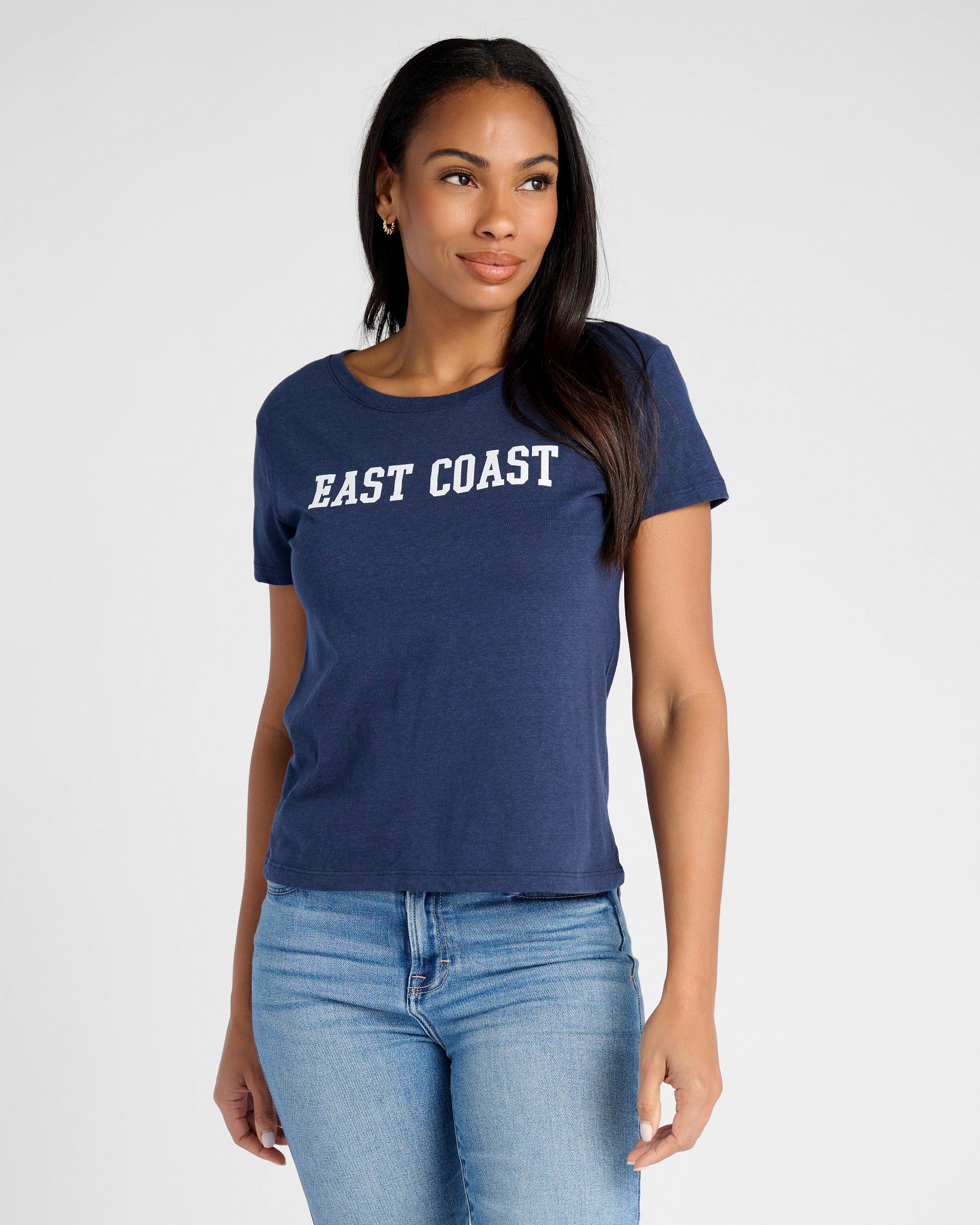 Navy $|& SEAS East Coast Graphic Tee - SOF Front