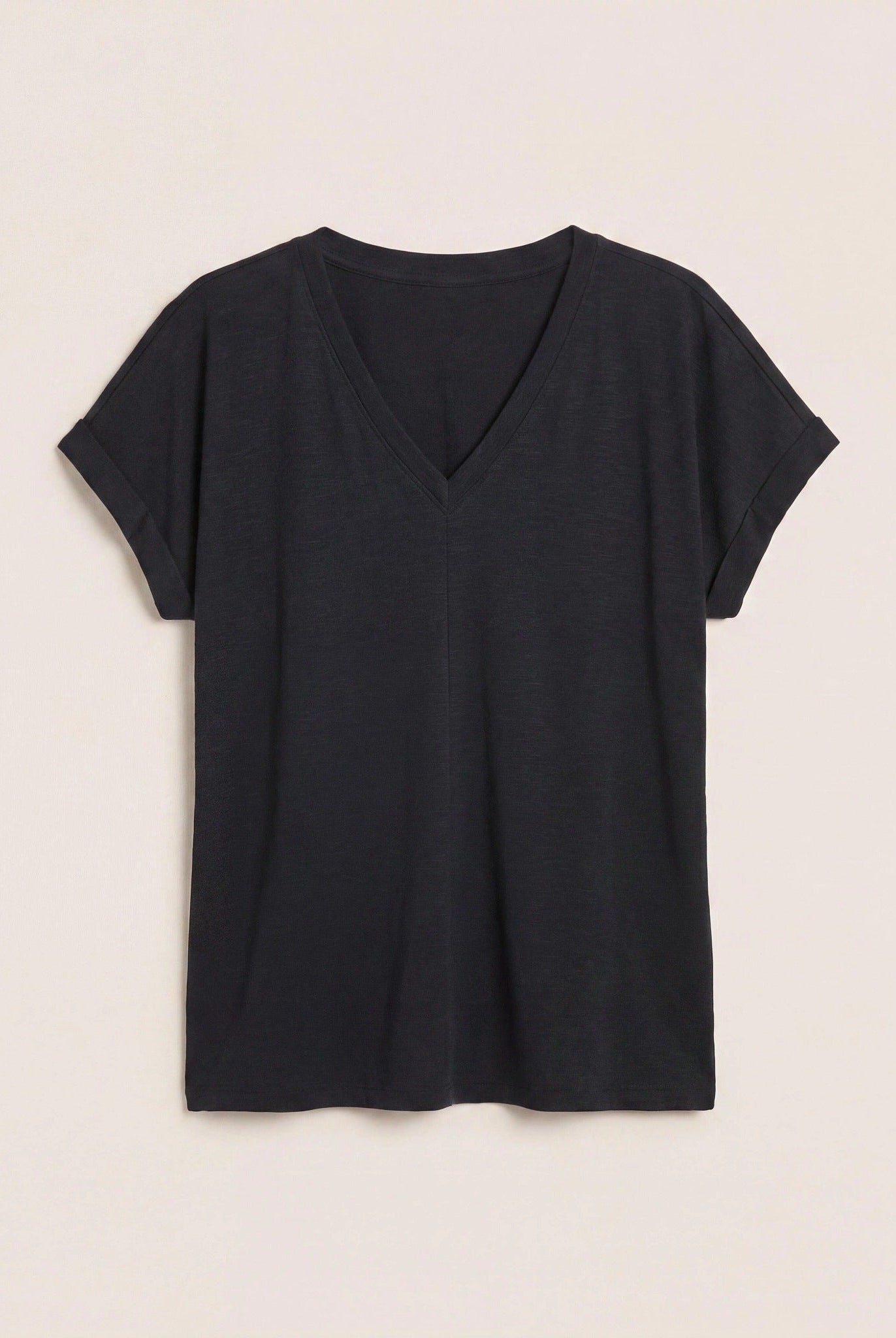 Black $|& SEAS SoCal Short Sleeved Top - Hanger Detail