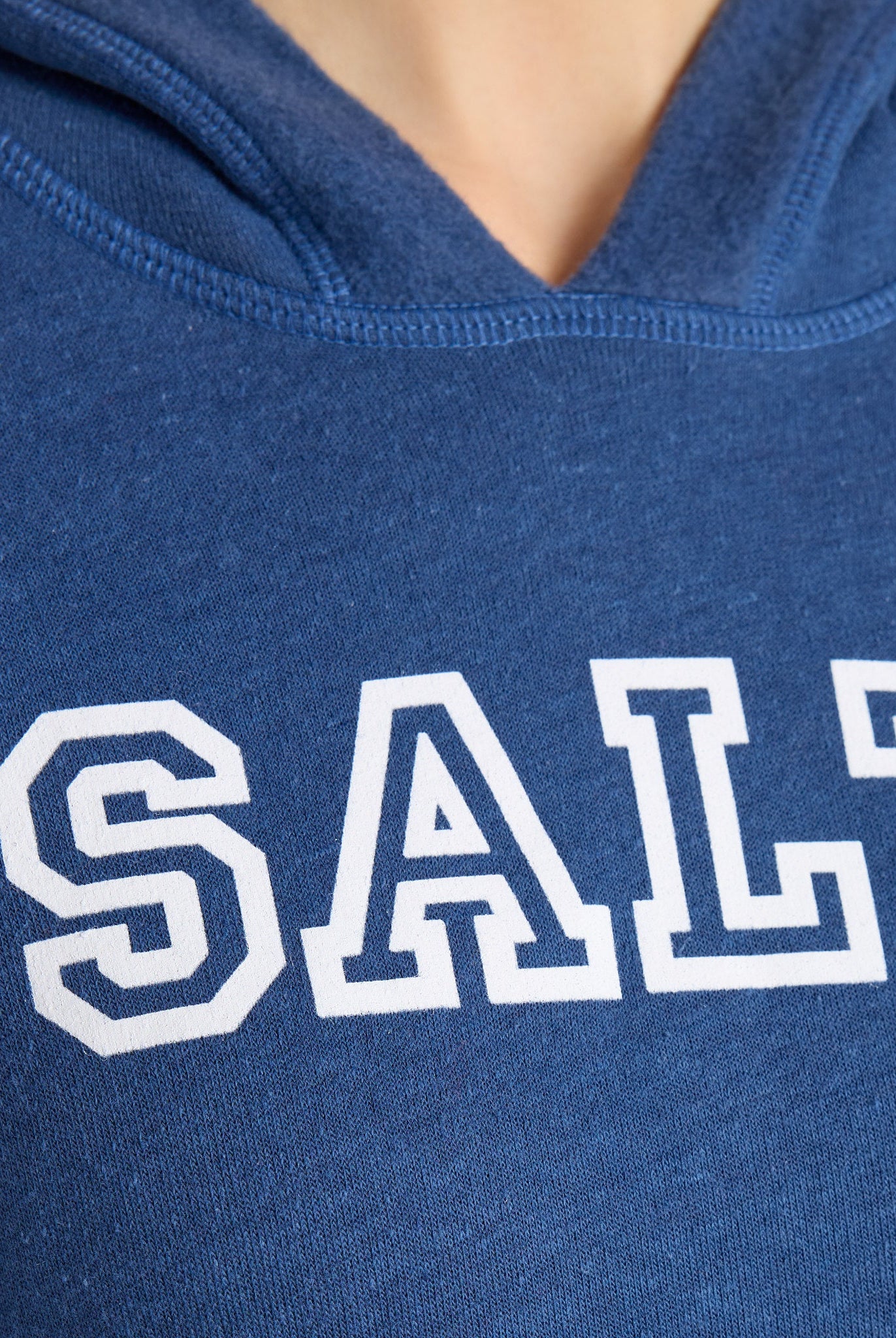 Navy $|& SEAS Salty Graphic Hoodie - SOF Full Front