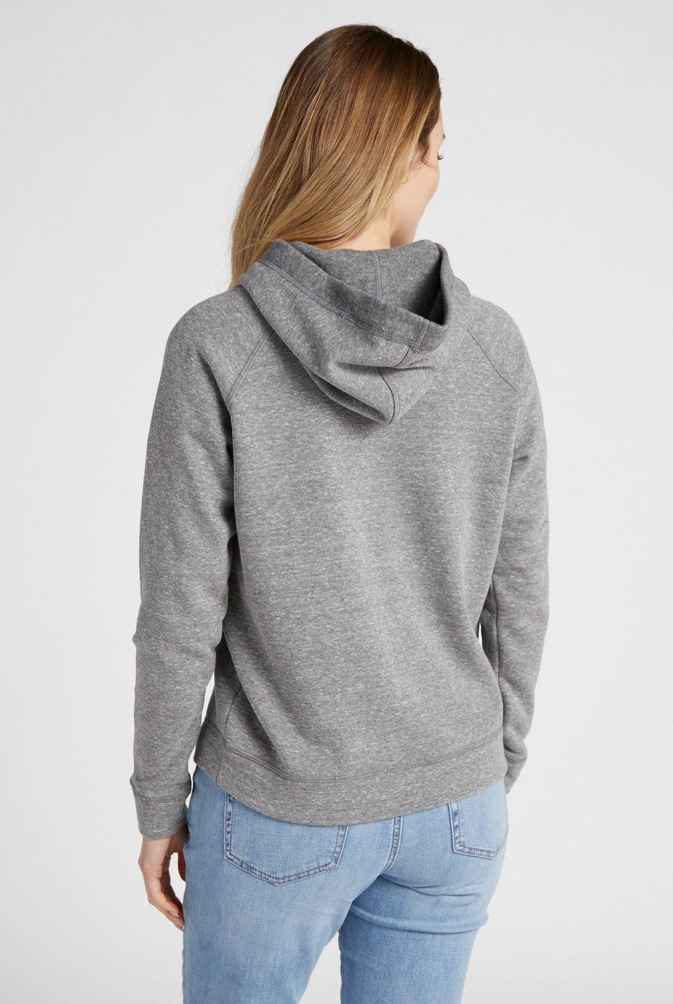 Heather Grey $|& SEAS Mommin' Graphic Hoodie - SOF Back