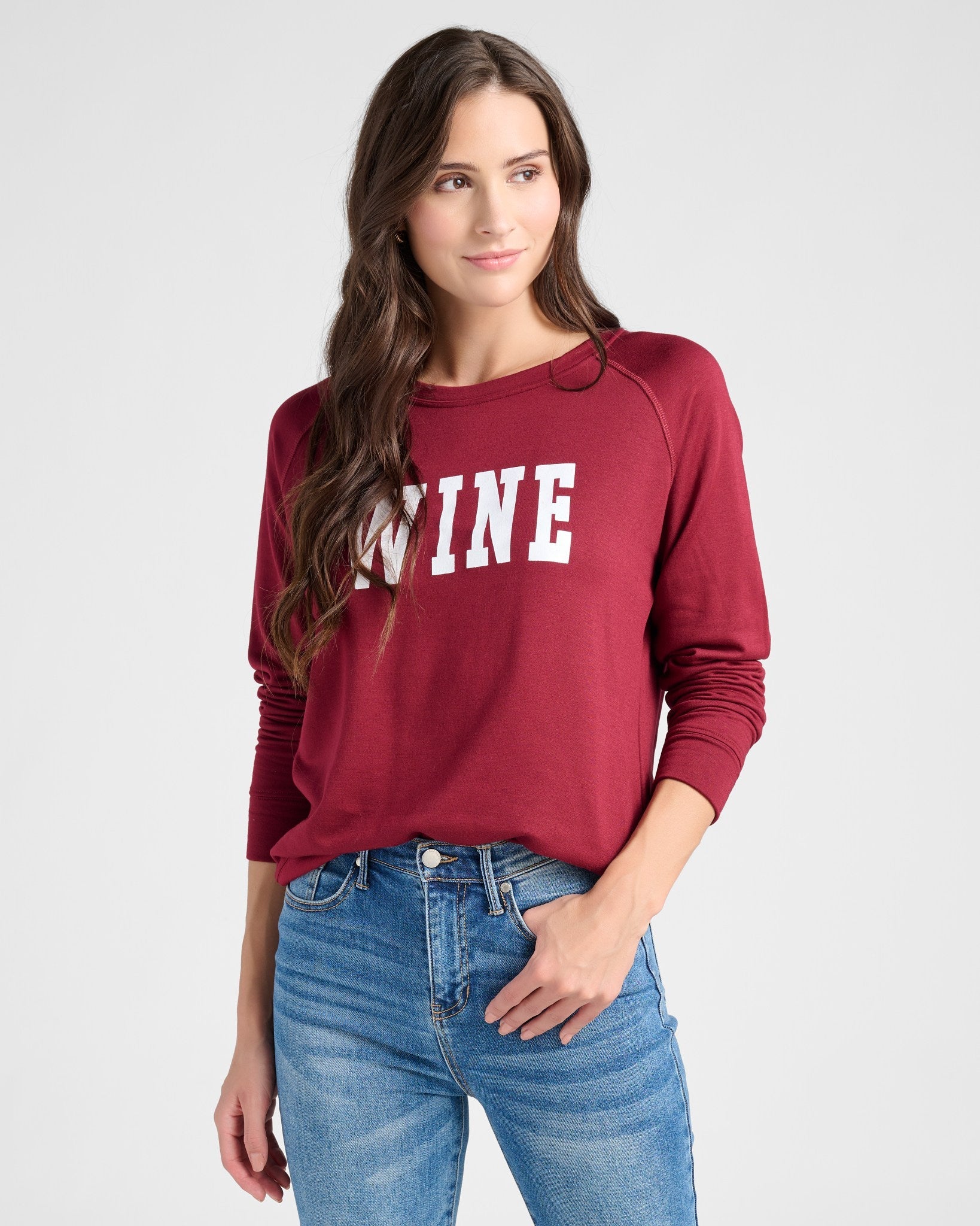 Cabernet $|& SEAS Wine Graphic Pullover - SOF Front