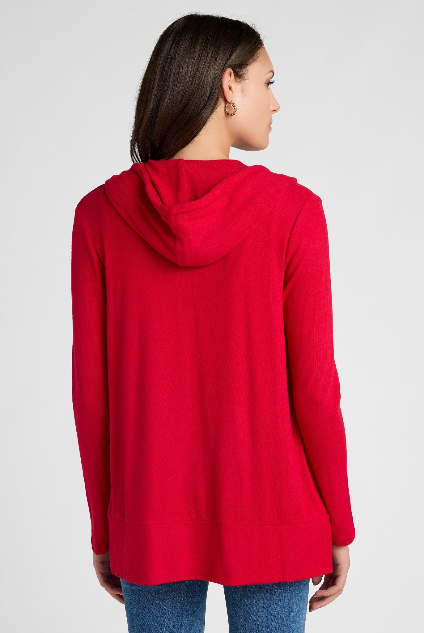 Chili Pepper $|& SEAS Laguna Hooded Cardigan - SOF Back