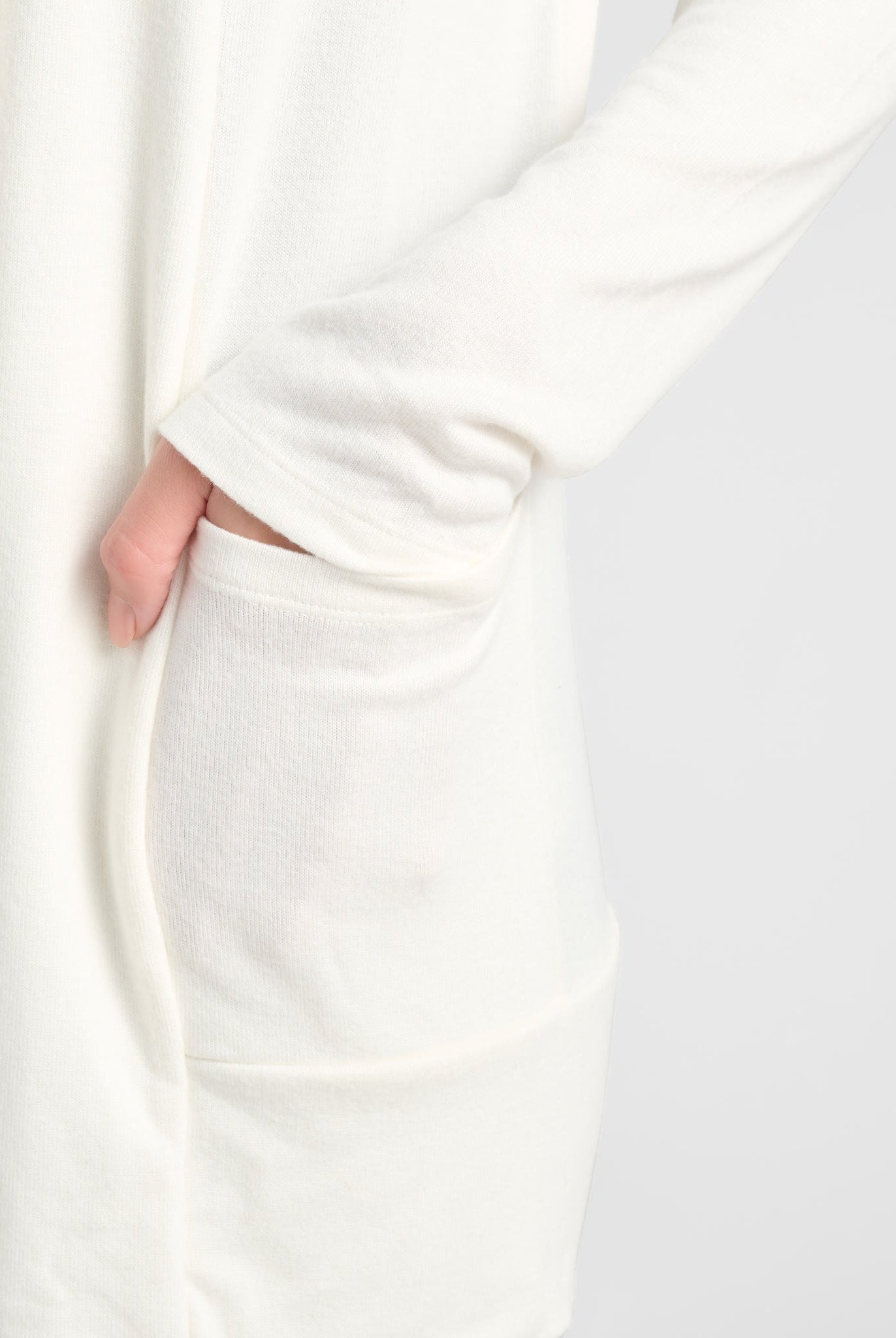 Cream $|& SEAS Laguna Hooded Cardigan - SOF Detail