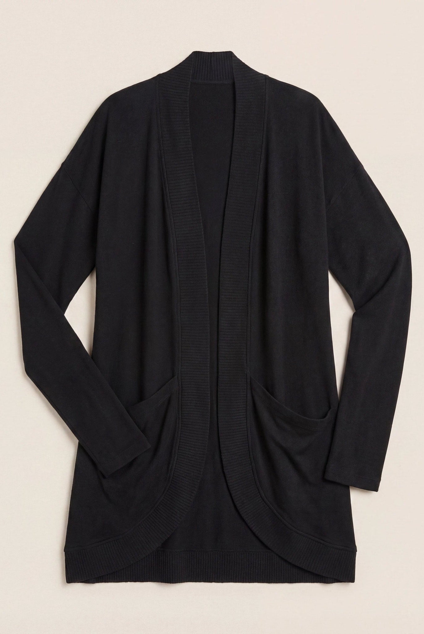 Black $|& SEAS Cocoon Cardigan - Hanger Detail