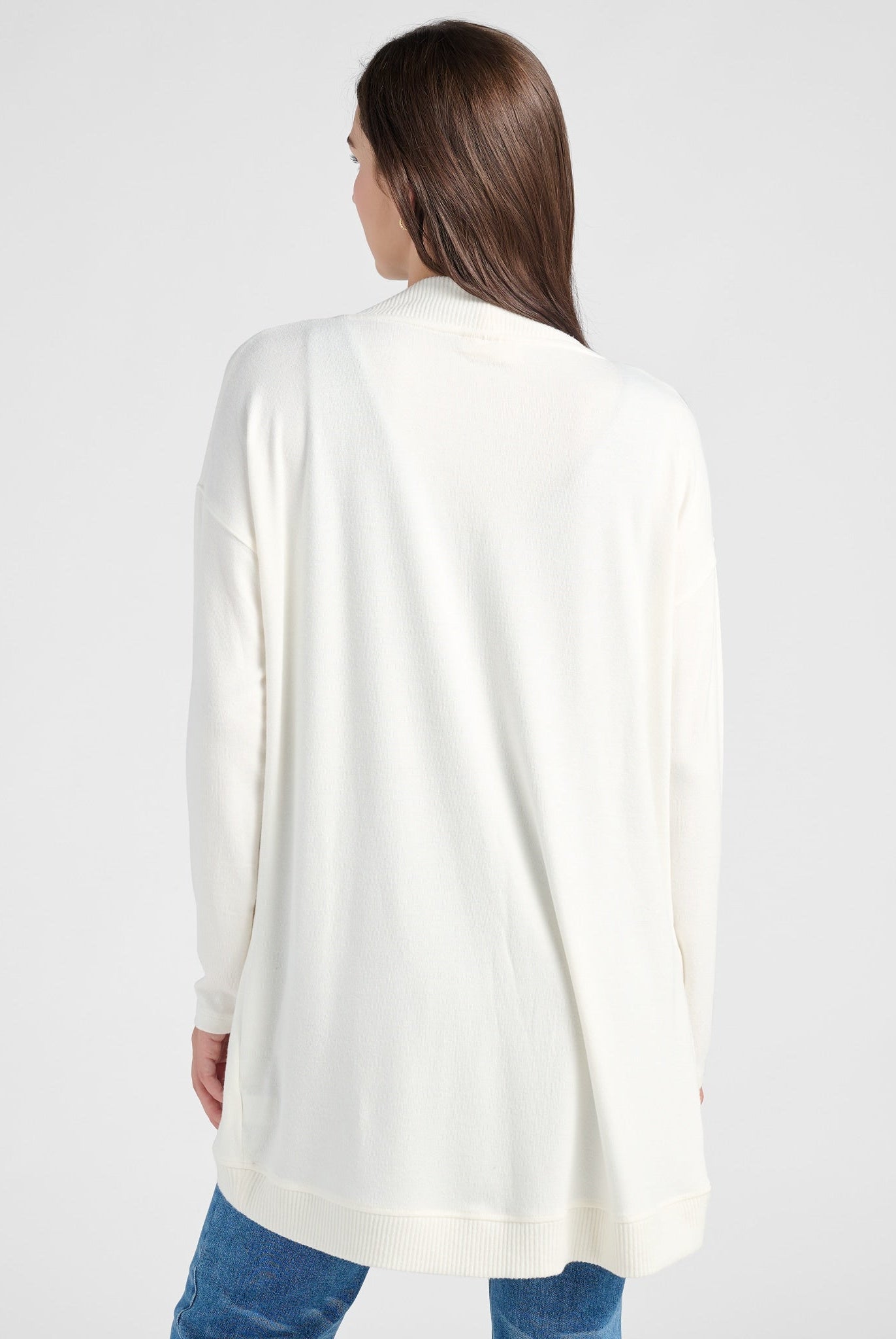 Cream $|& SEAS Cocoon Cardigan - SOF Back