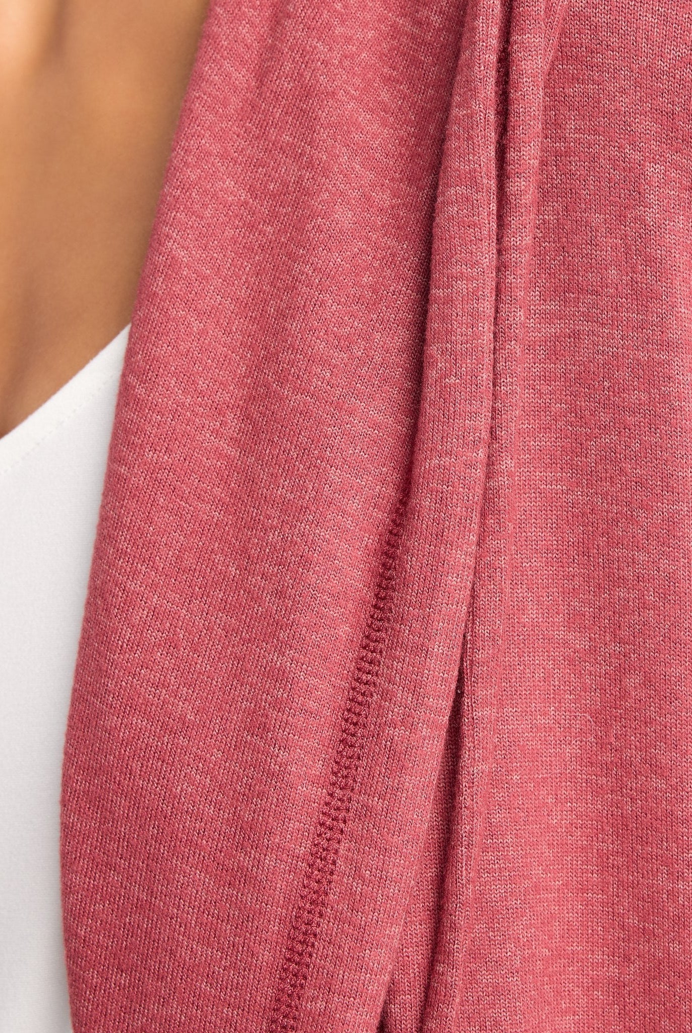 Heather Cabernet $|& SEAS Over The Falls Cardigan - SOF Full Front