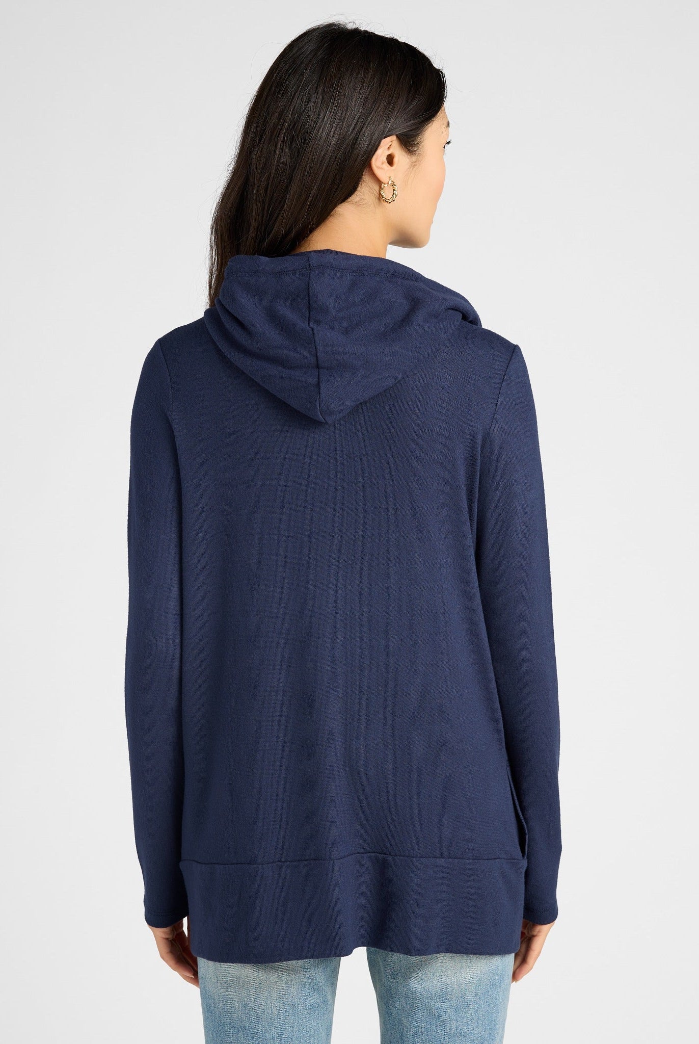 Navy $|& SEAS Over The Falls Cardigan - SOF Back