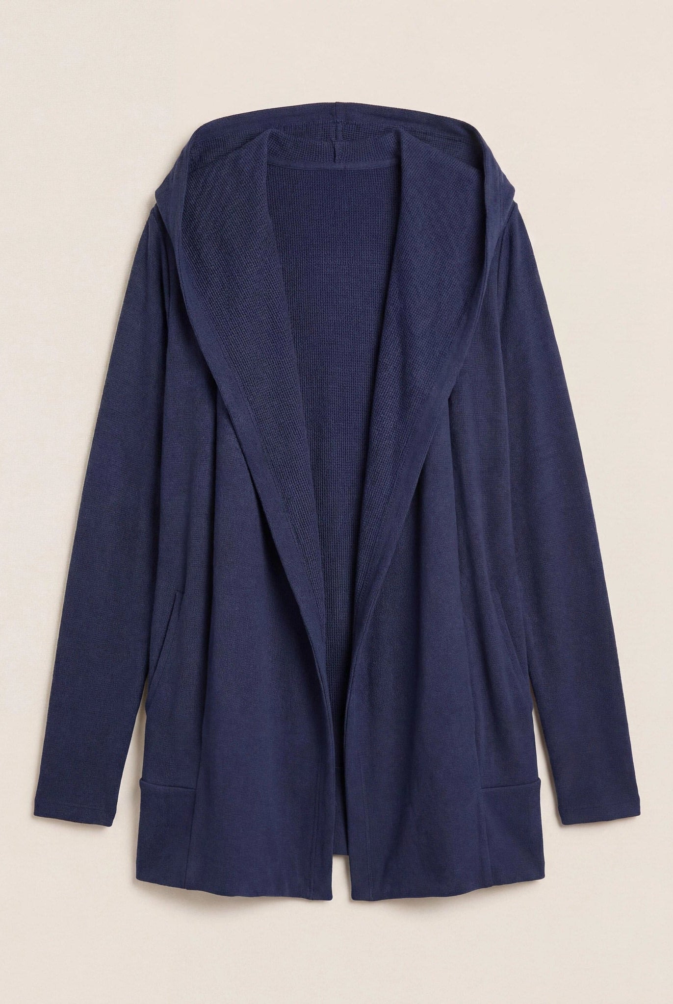 Navy $|& SEAS Over The Falls Cardigan - Hanger Detail