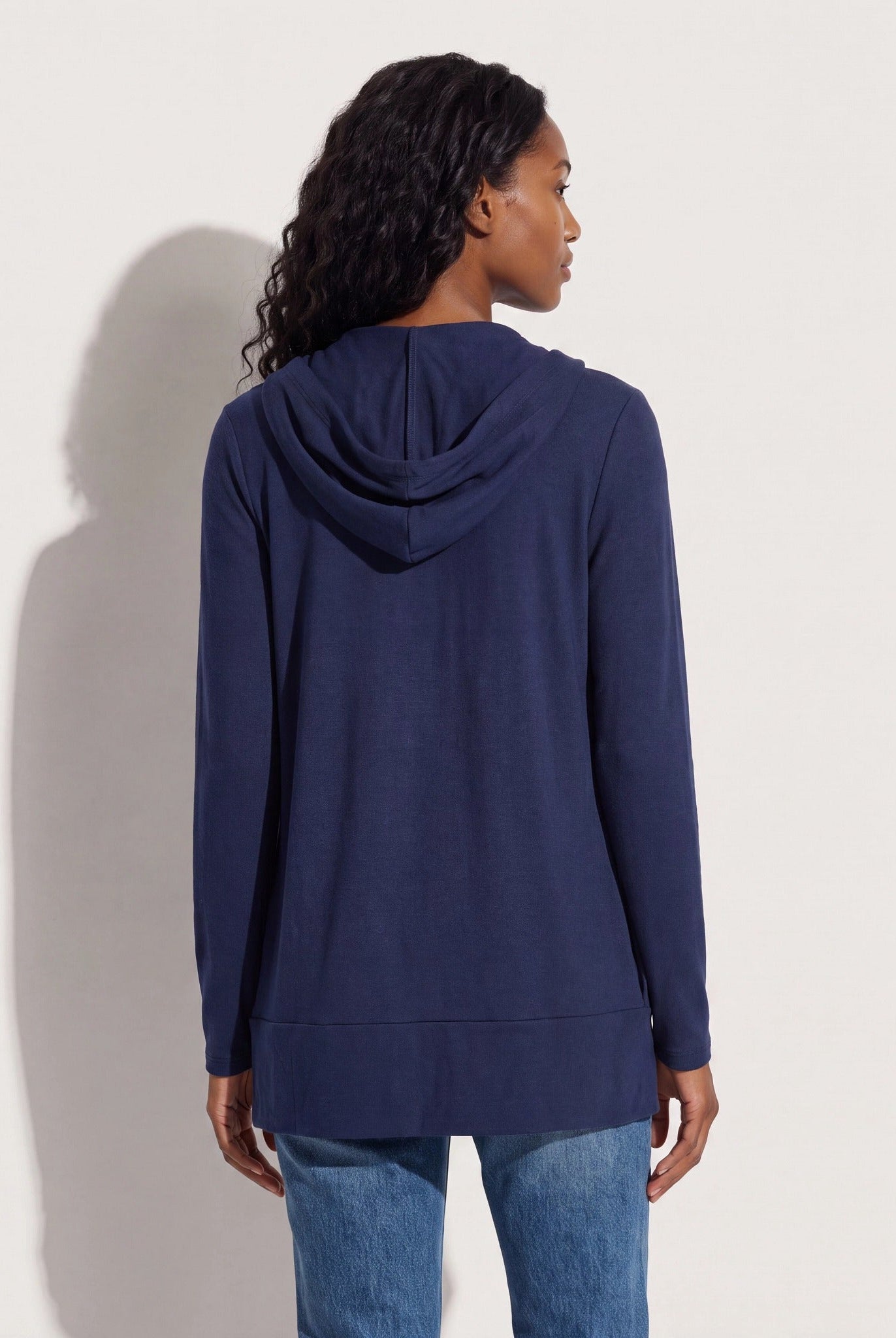 Navy $|& SEAS Over The Falls Cardigan - SOF Back