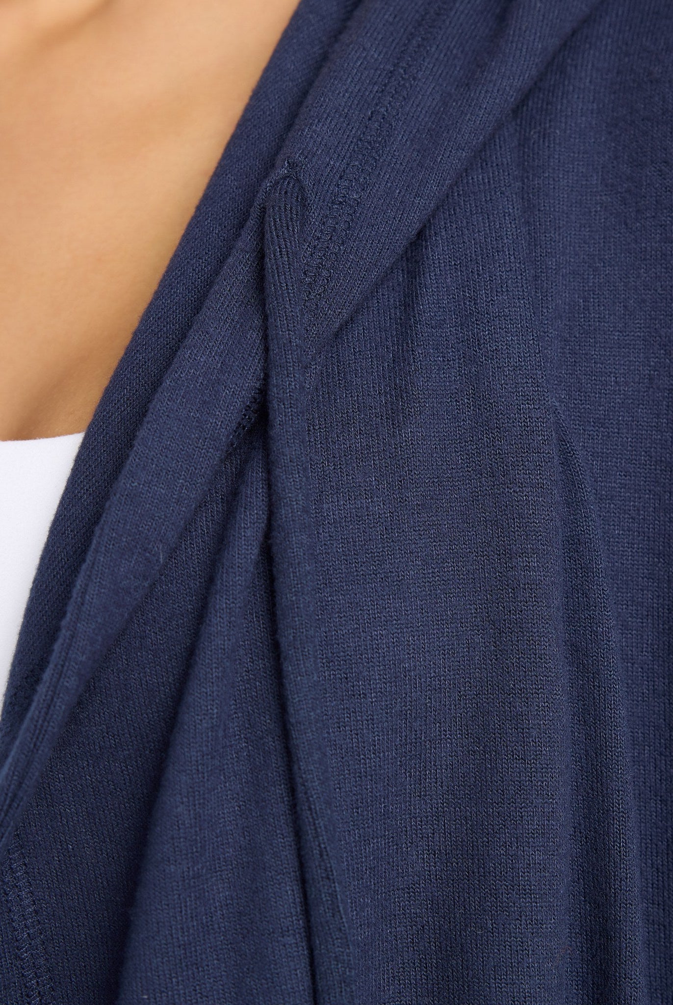 Navy $|& SEAS Over The Falls Cardigan - SOF Full Front