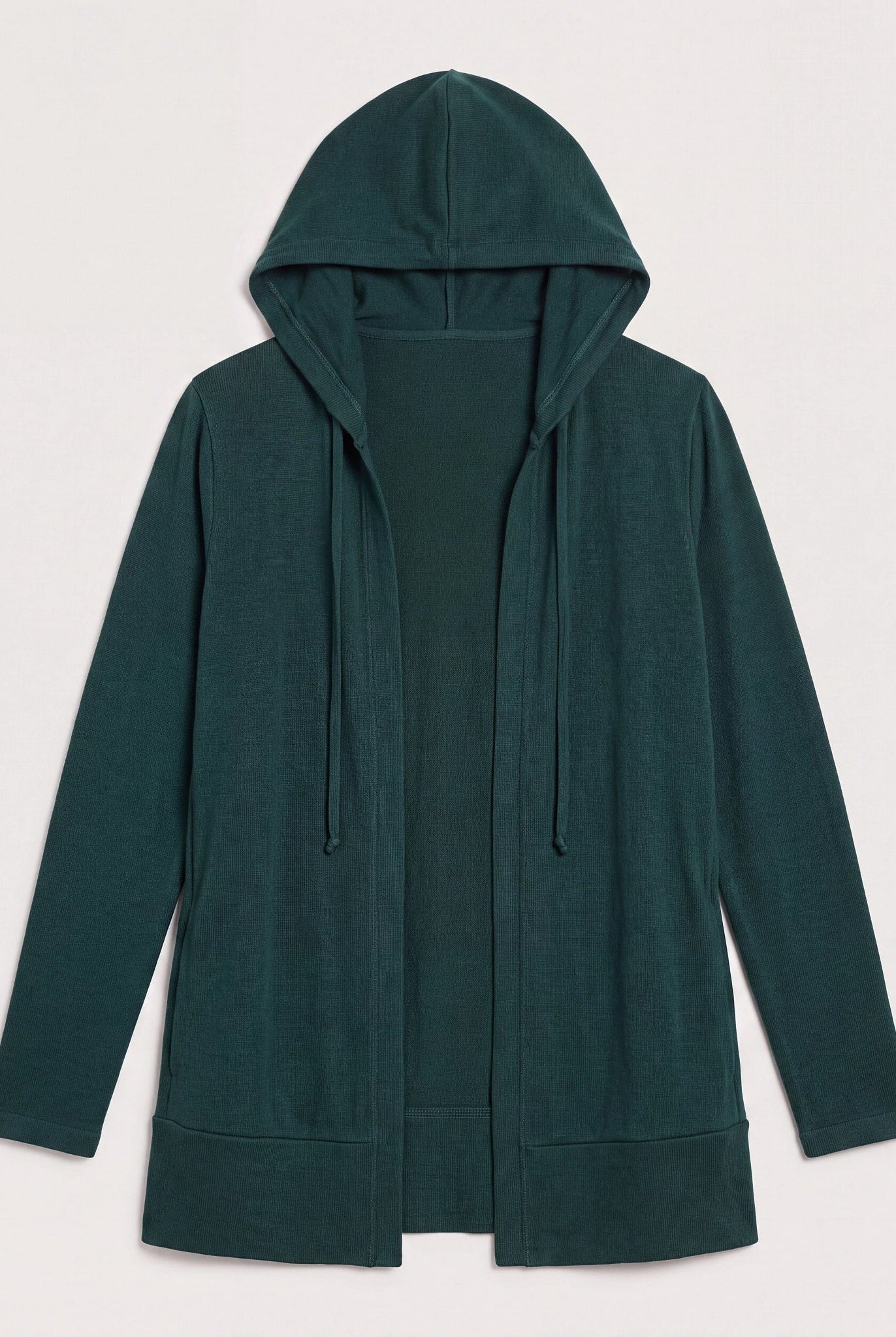 Hunter Green $|& SEAS Over The Falls Cardigan - Hanger Detail