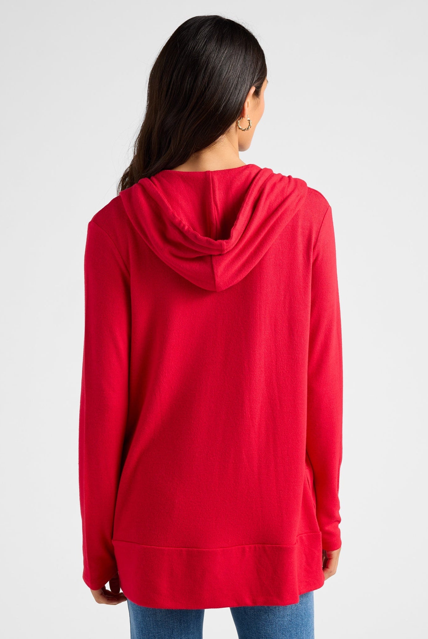 Chili Pepper $|& SEAS Over The Falls Cardigan - SOF Back