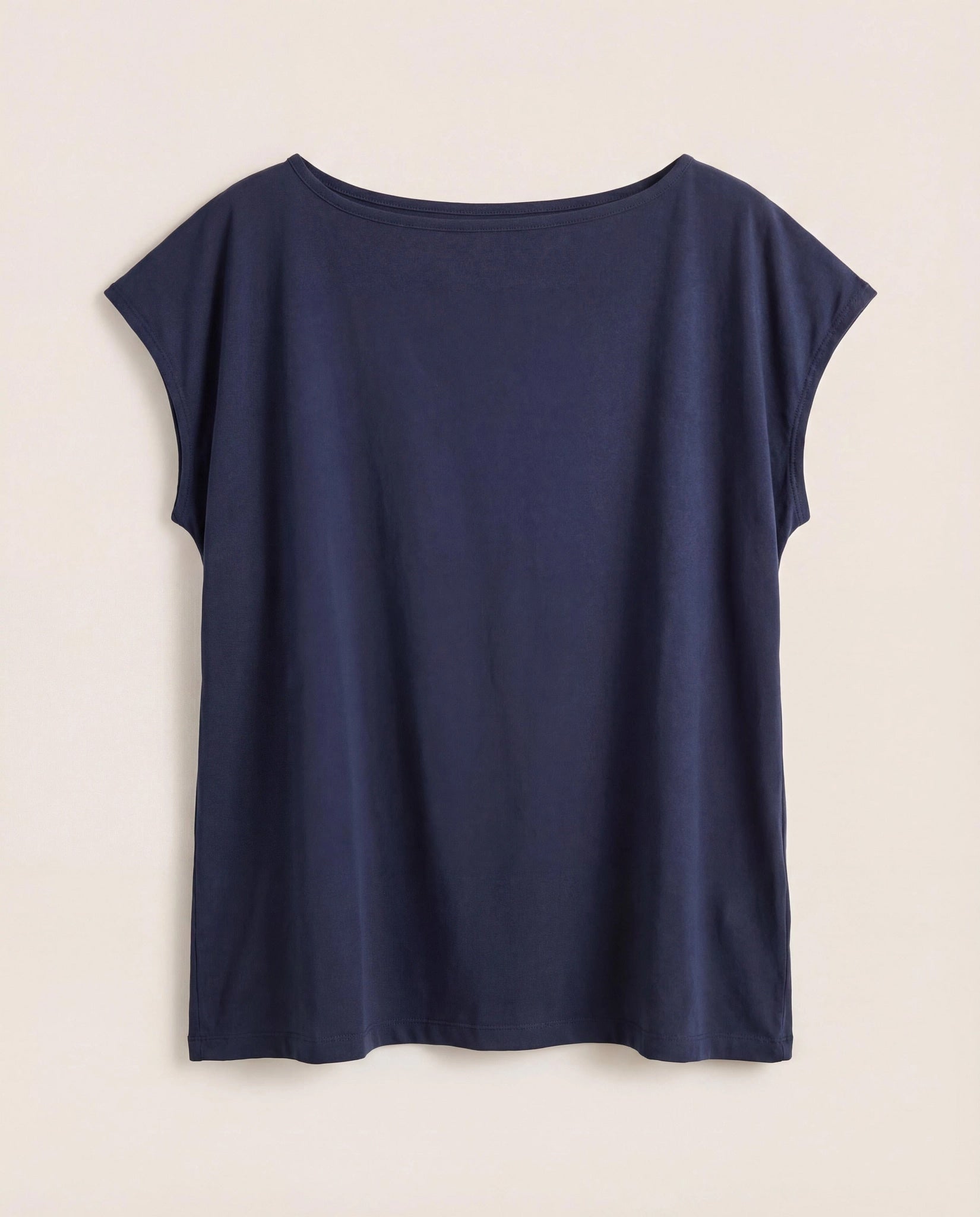 Navy $|& SEAS Brentwood Boat Neck Top - Hanger Detail
