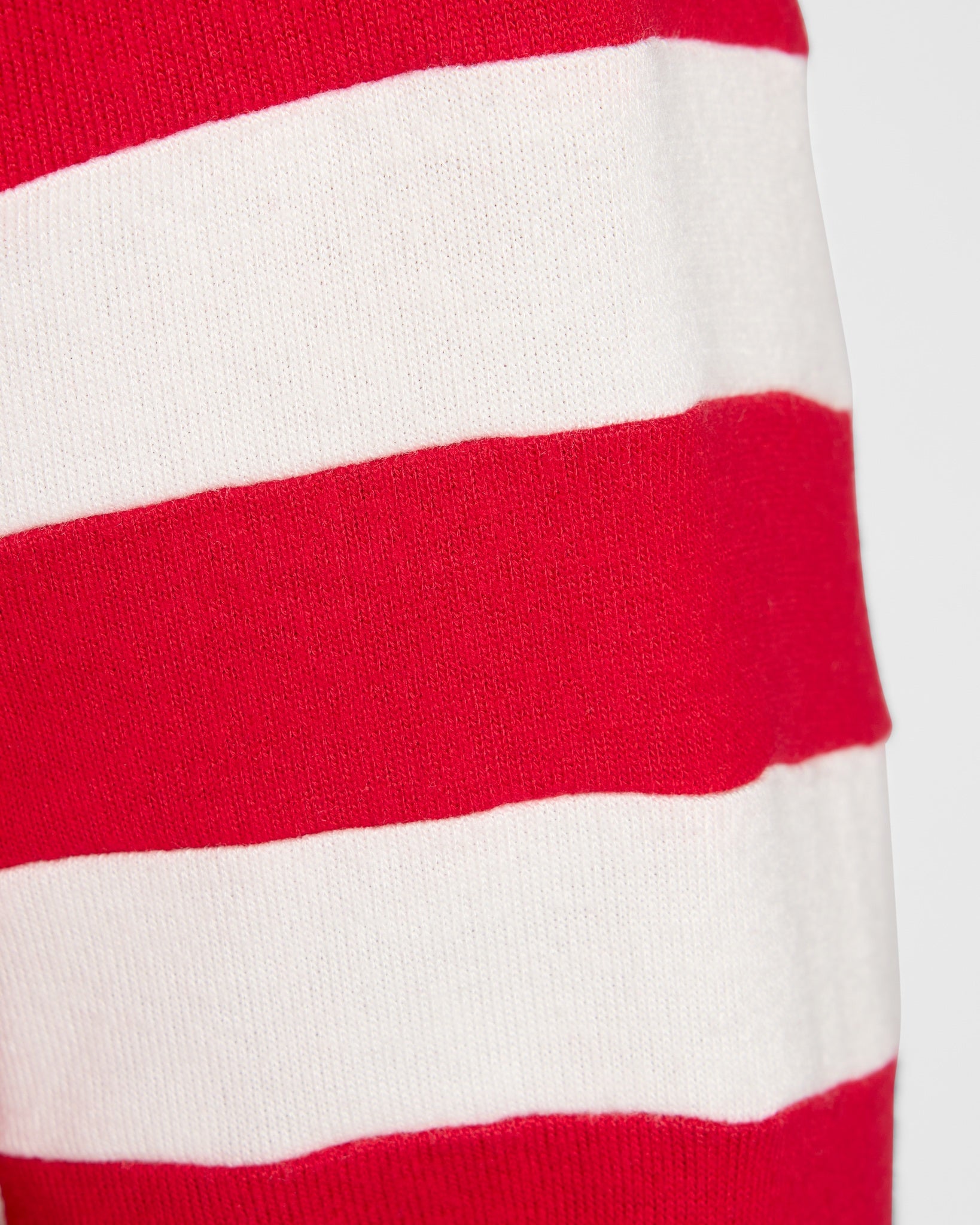 Chili Pepper/Cream $|& SEAS Shoreline Varsity Cozy Top - SOF Detail