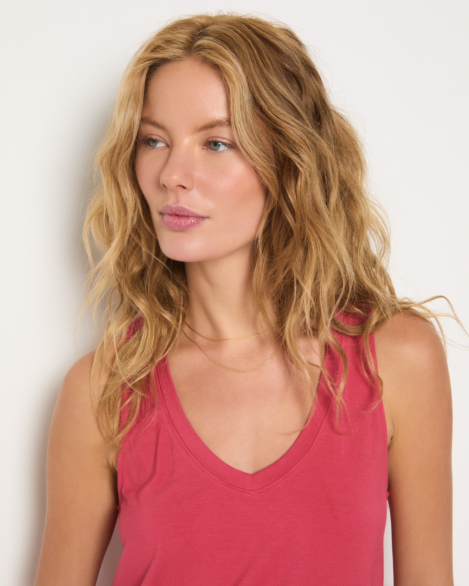 Soft Rose $|& SEAS Del Mar Tank and Short Sleep Set - VOF Front