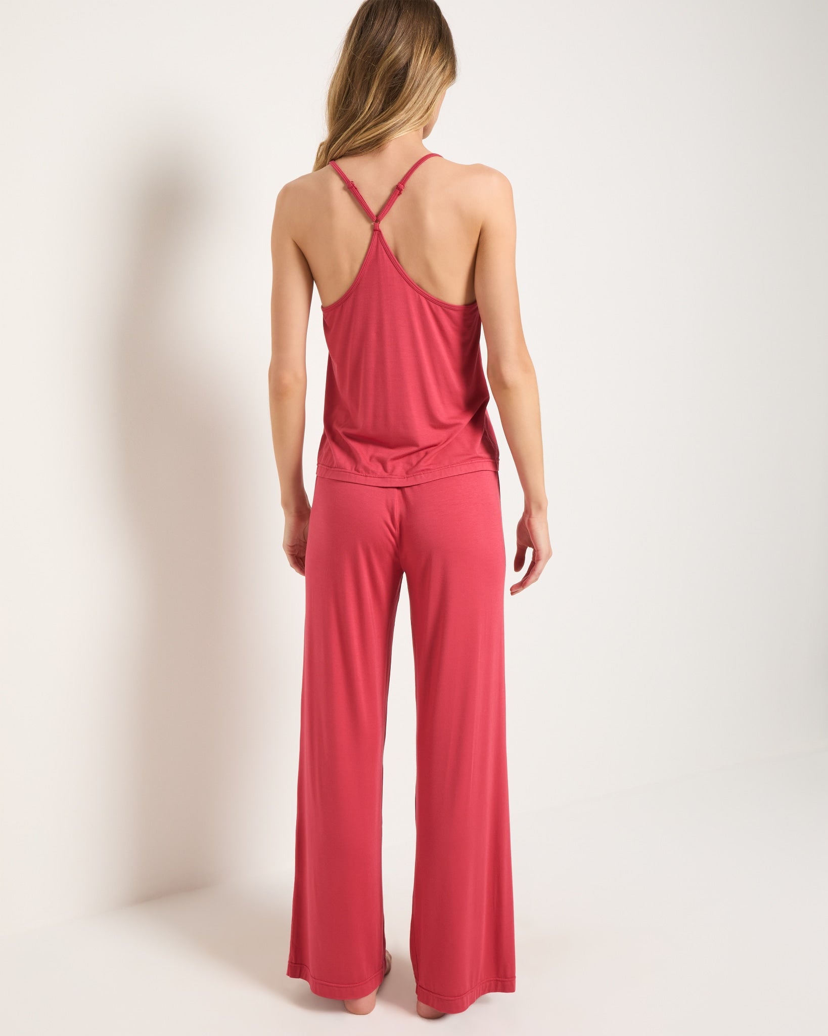 Soft Rose $|& SEAS Primrose Lace Sleep Set - SOF Back