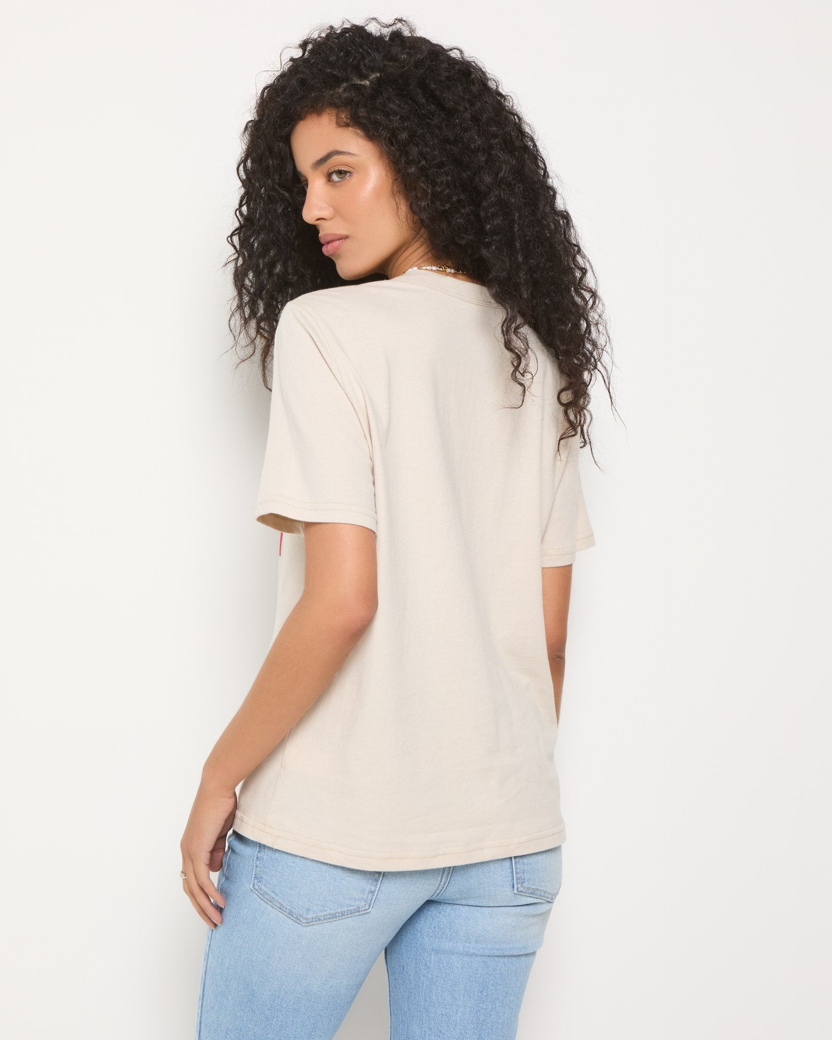 Birch $|& SEAS Love Bird Current Relaxed Graphic Tee - SOF Back