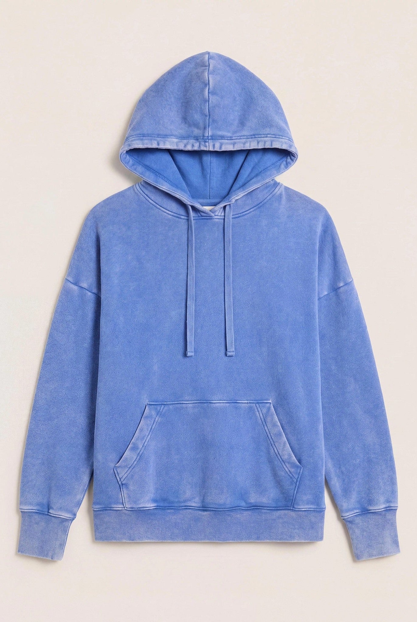 Washed Cobalt $|& SEAS Bayside Mineral Wash Hoodie - Hanger Detail