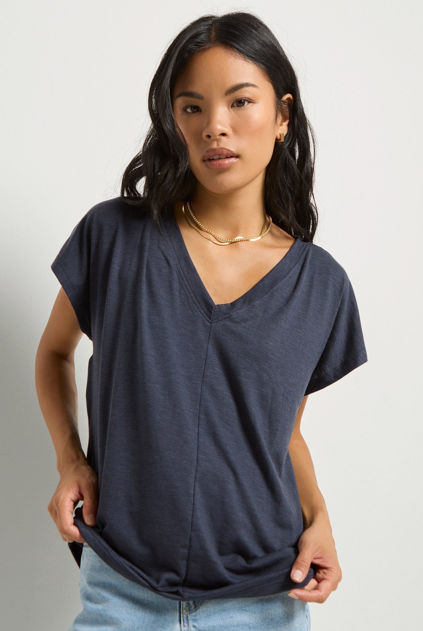Mariner Midnight $|& SEAS SoCal Short Sleeved Top - UGC On Fig
