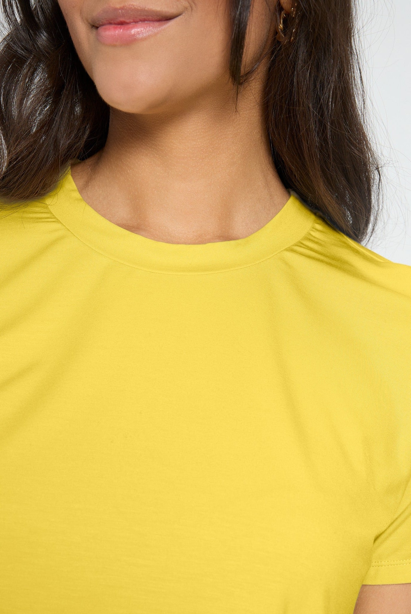 Amber Haze $|& SEAS Newport Cropped Tee - SOF Full Front