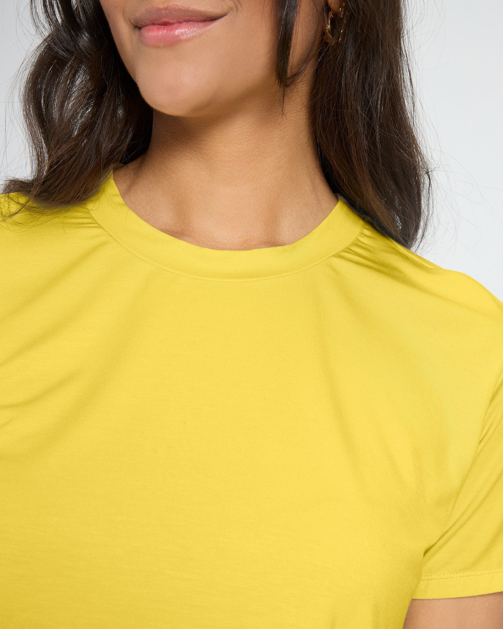 Amber Haze $|& SEAS Newport Cropped Tee - SOF Full Front