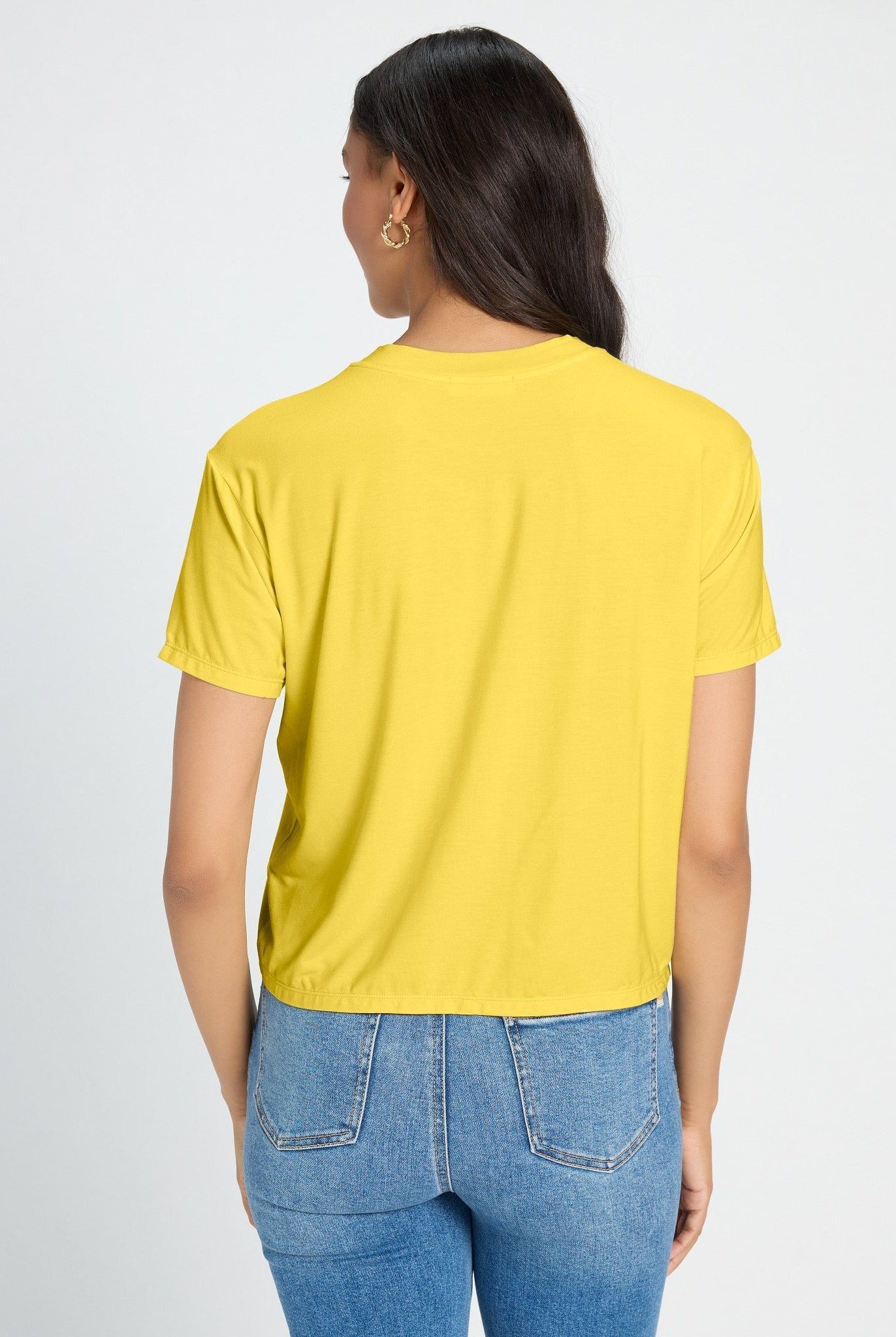 Amber Haze $|& SEAS Newport Cropped Tee - SOF Back