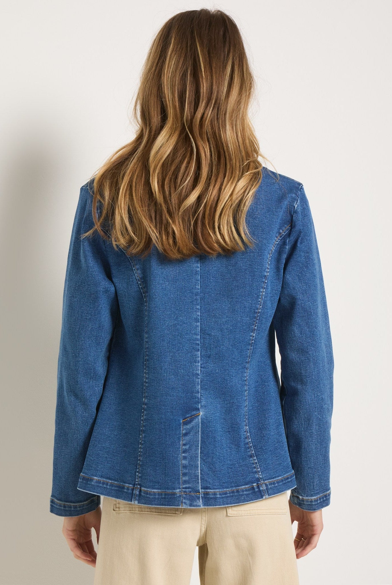 Medium Wash $|& SEAS Pacific Heights Blazer - SOF Back