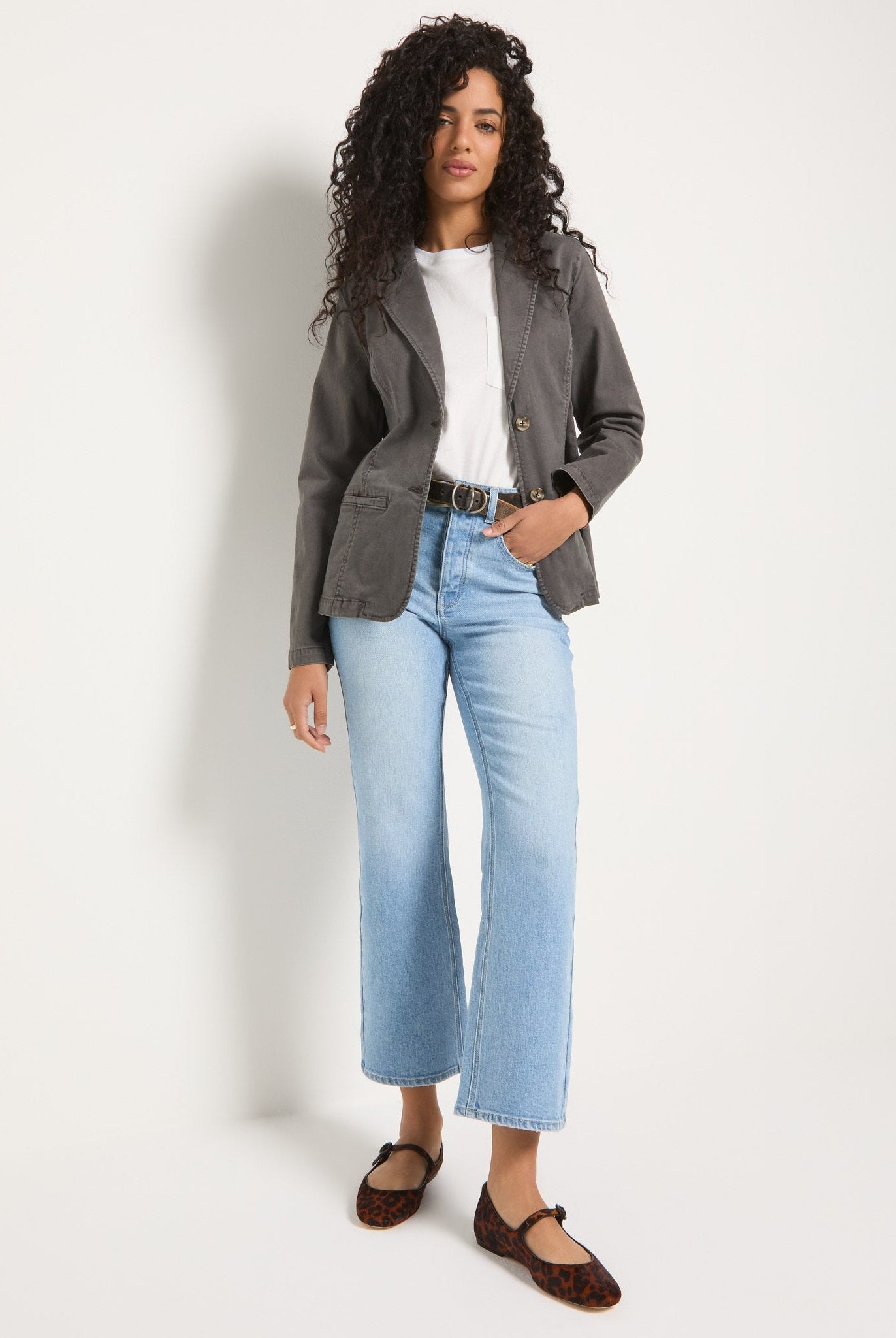 Charcoal $|& SEAS Pacific Heights Blazer - UGC On Fig