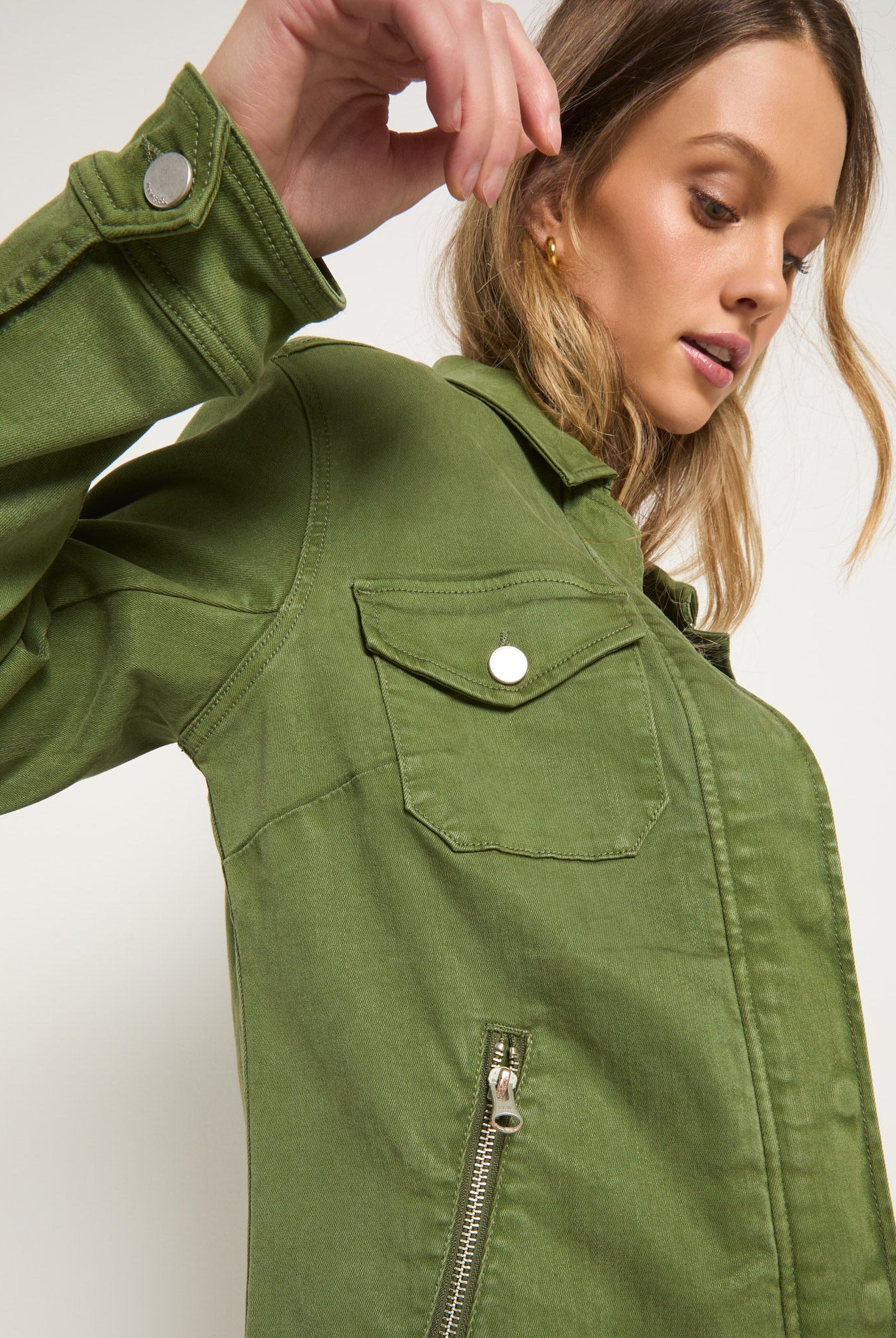 Matcha $|& SEAS Potrero Twill Jacket - SOF Full Front