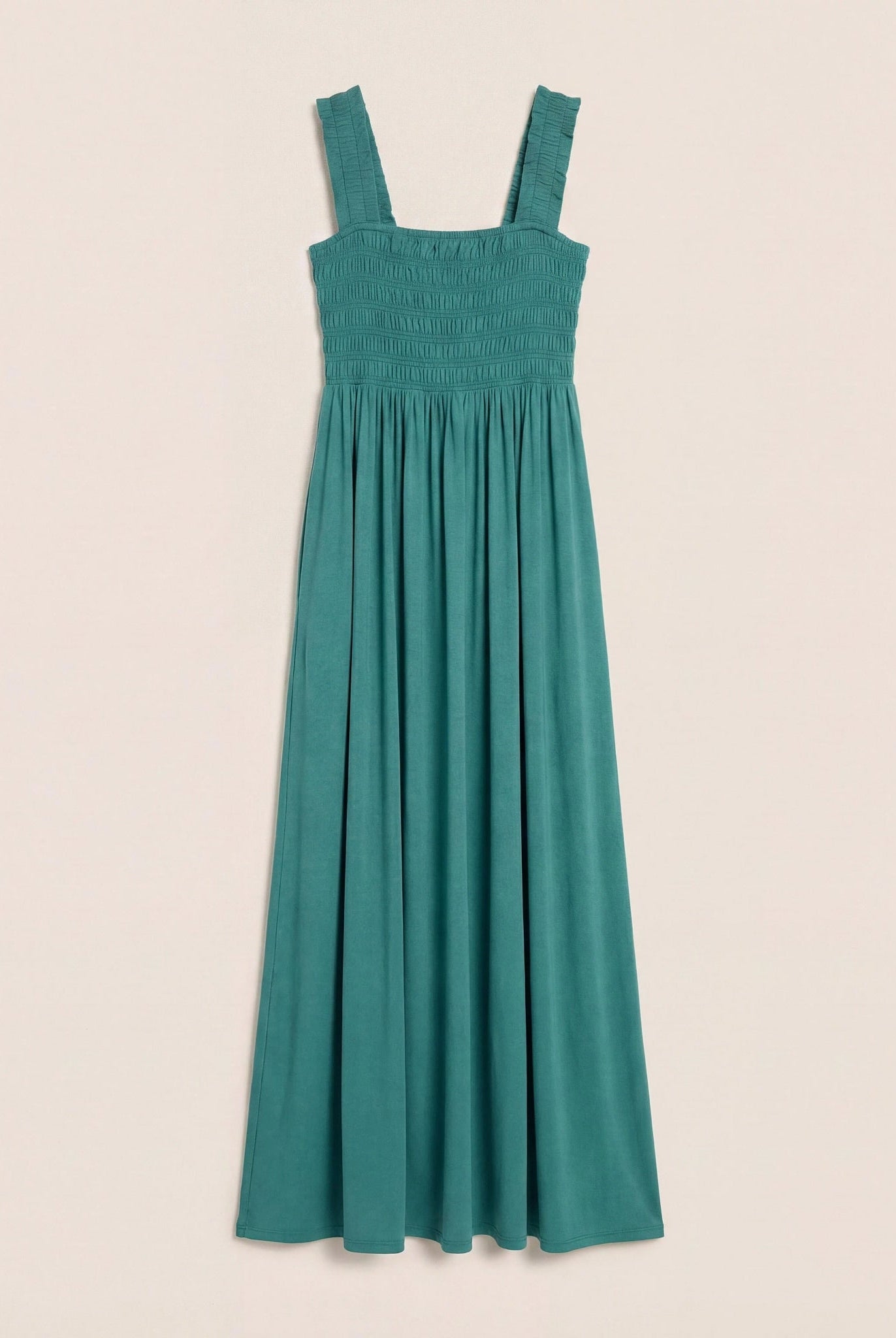 Deep Teal $|& SEAS Westbreeze Smocked Maxi Dress - VOF Detail