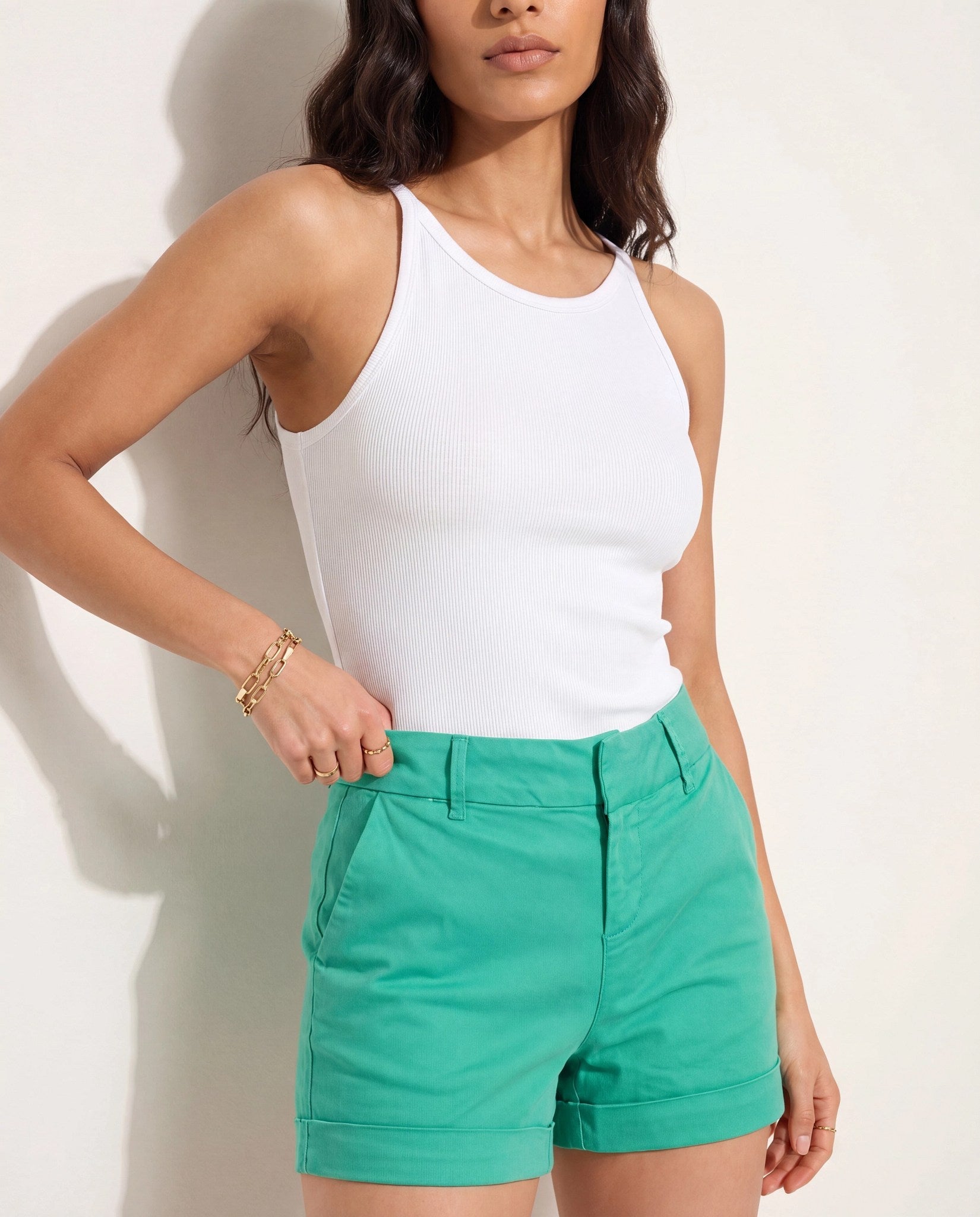 Green Apple $|& SEAS Taylor Short - SOF Front