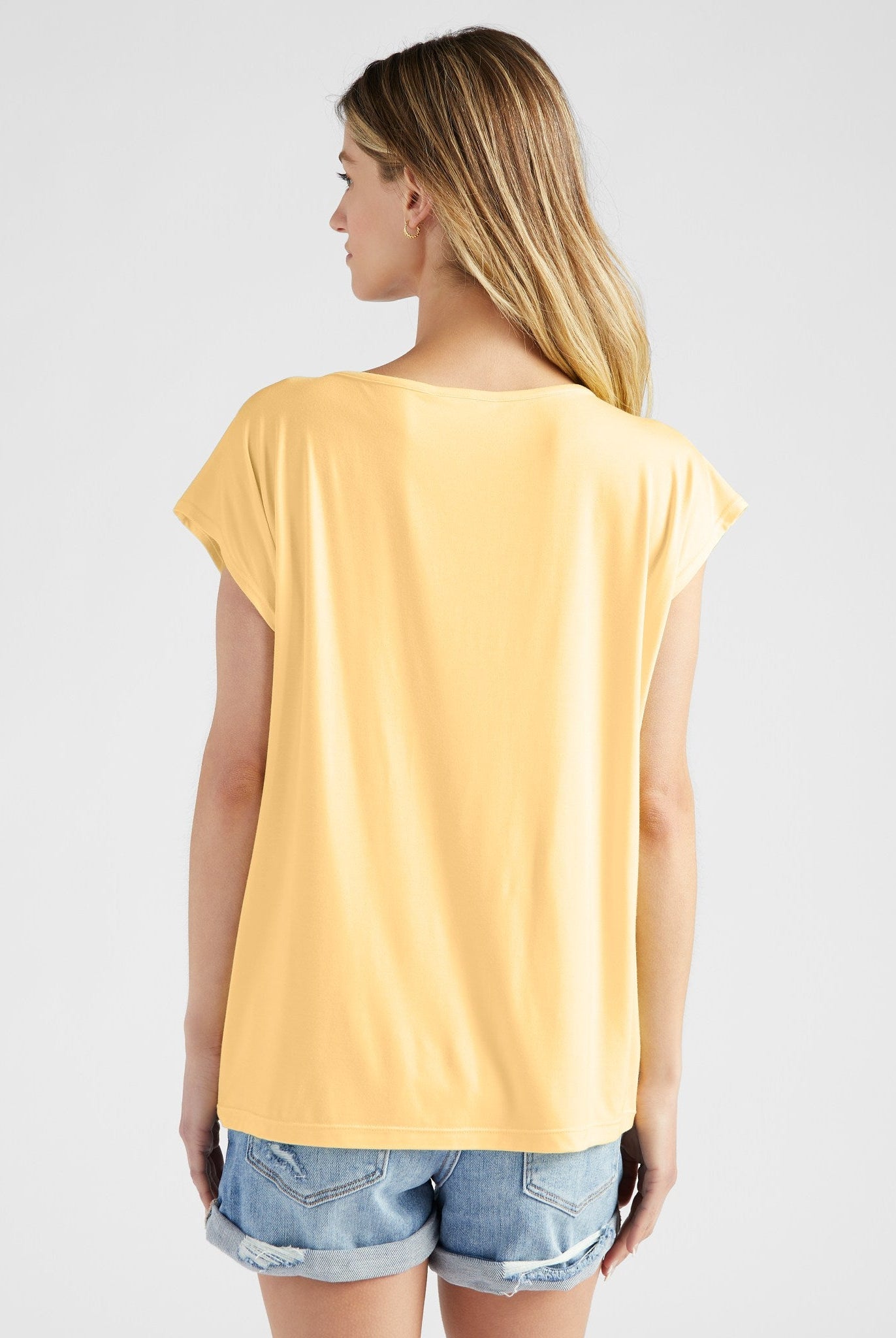 Butter $|& SEAS Brentwood Boat Neck Top - SOF Back