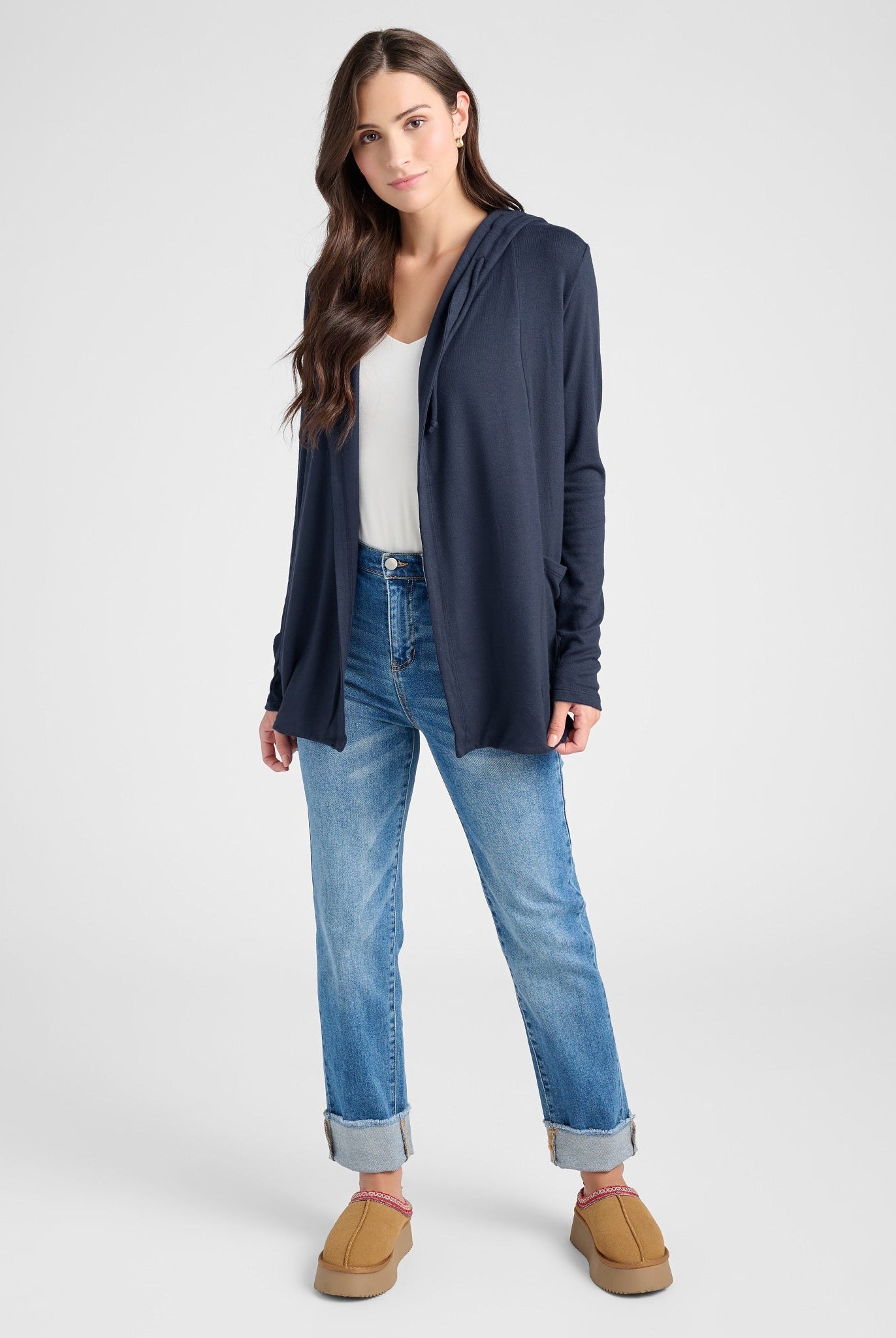 Mariner Midnight $|& SEAS Laguna Hooded Cardigan - UGC On Fig