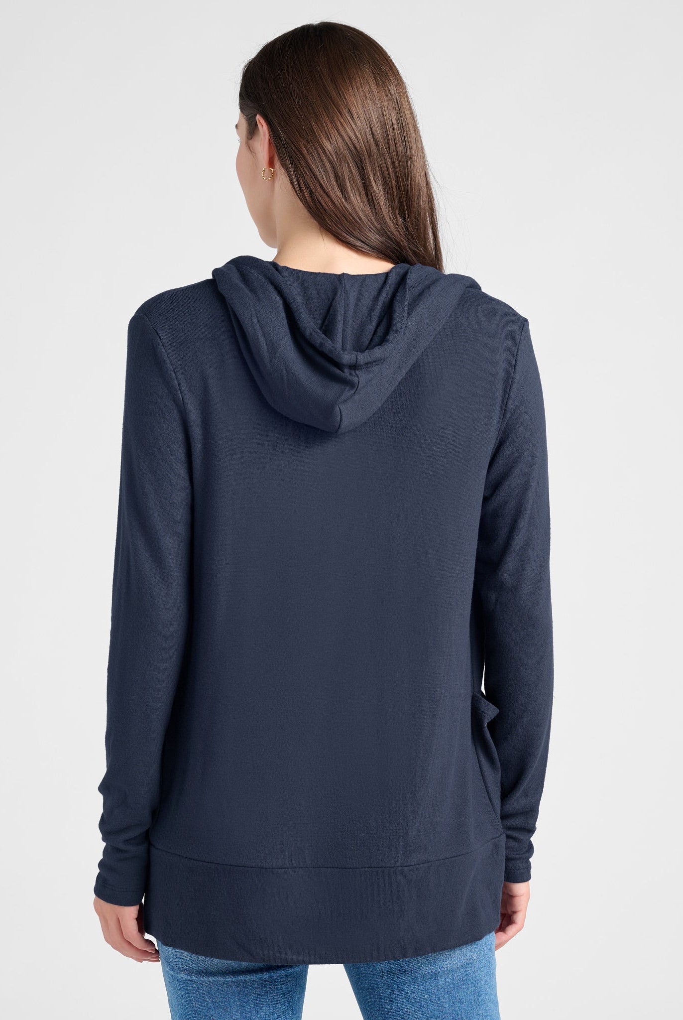 Mariner Midnight $|& SEAS Laguna Hooded Cardigan - SOF Back