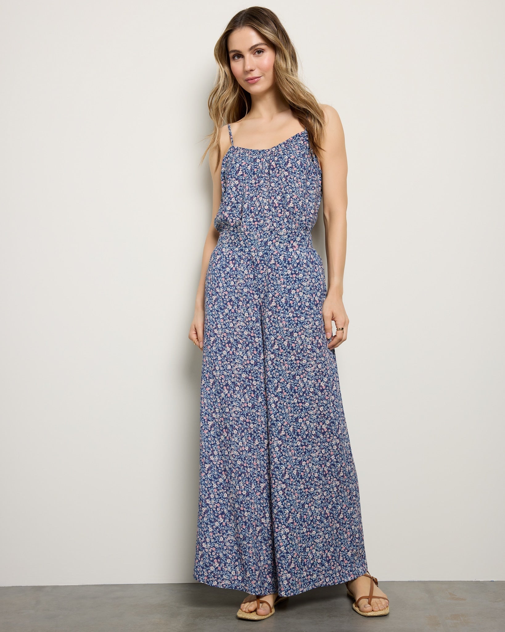 Sapphire Floral $|& SEAS Serene Pant - UGC On Fig