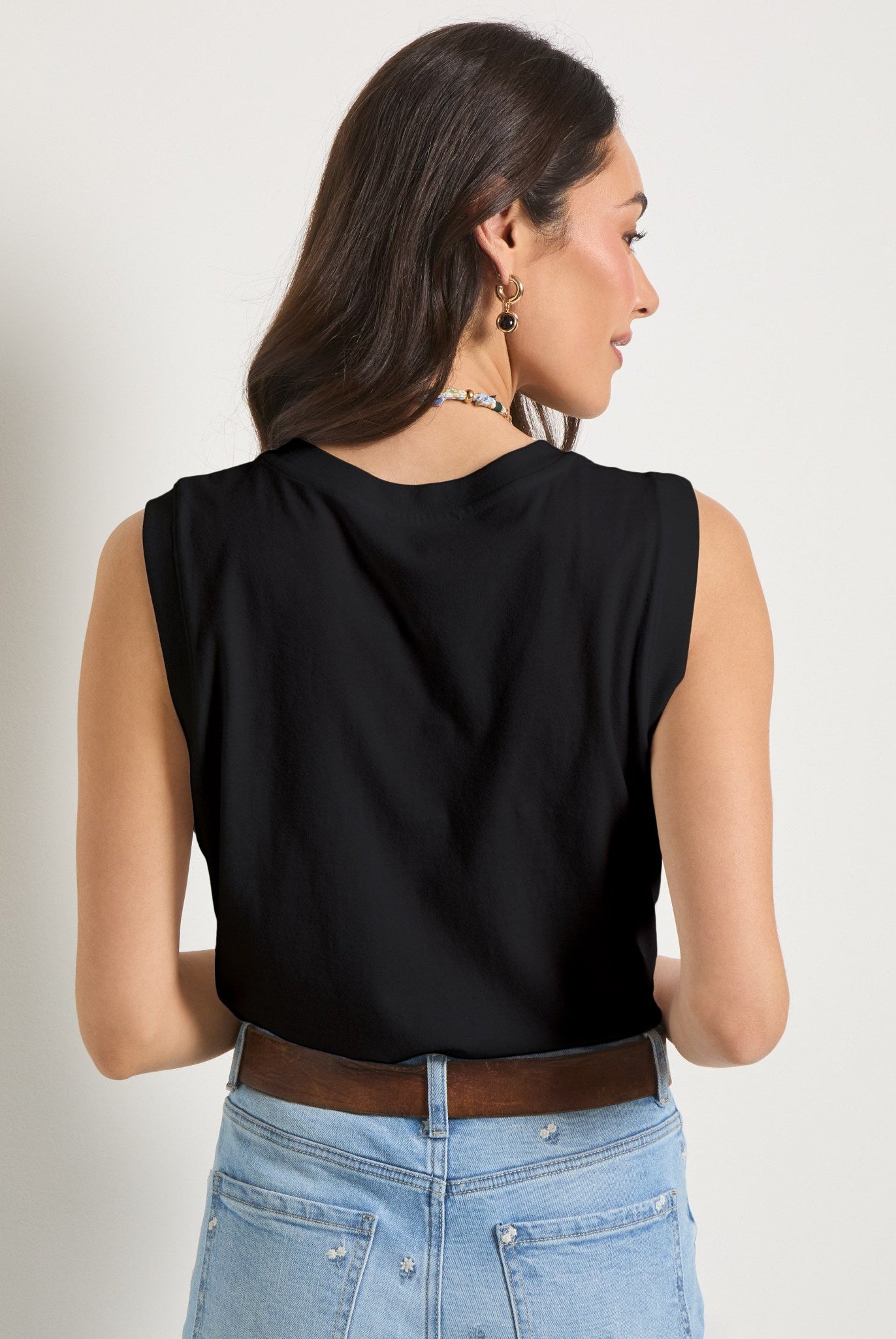 Faded Black $|& SEAS Sunrise Tank - SOF Back