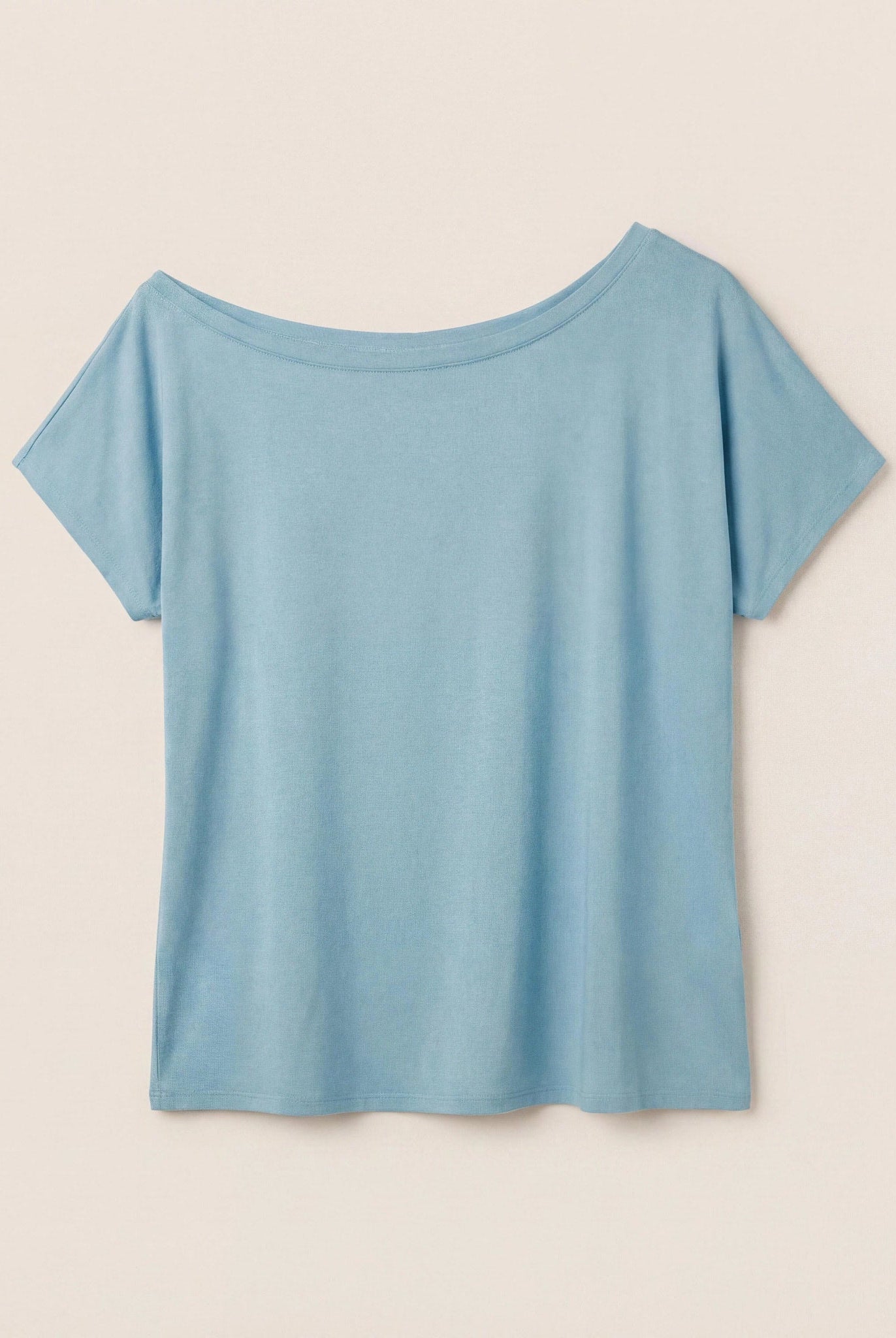 Wave $|& SEAS Edgewater Off The Shoulder Tee - Hanger Detail