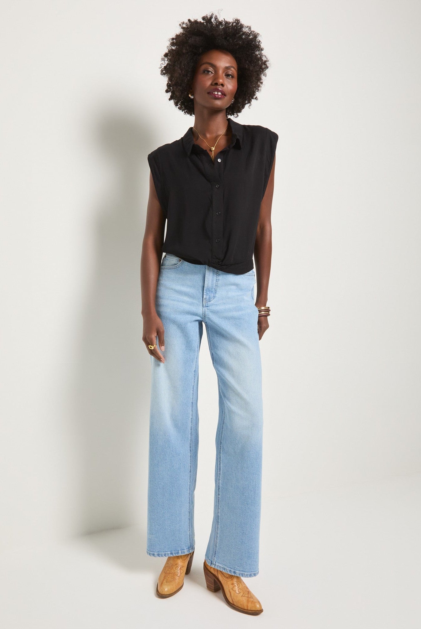 Lakeside $|& SEAS Saltwater Wide Leg Jean - UGC On Fig