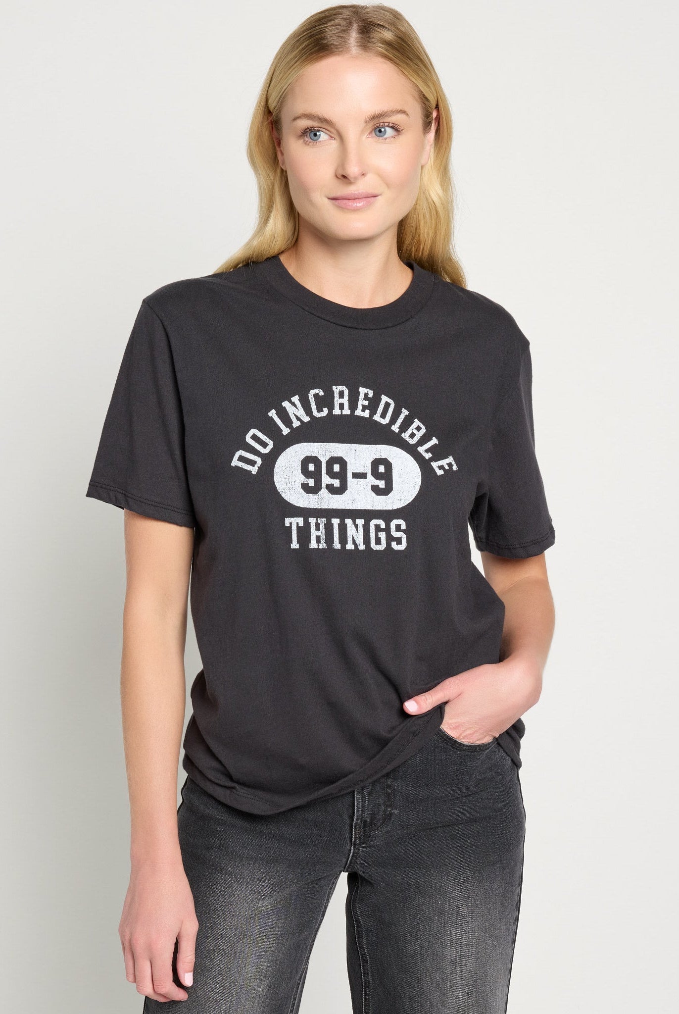 Faded Black $|& SEAS Do Incredible Things Tides Graphic Tee - SOF Front