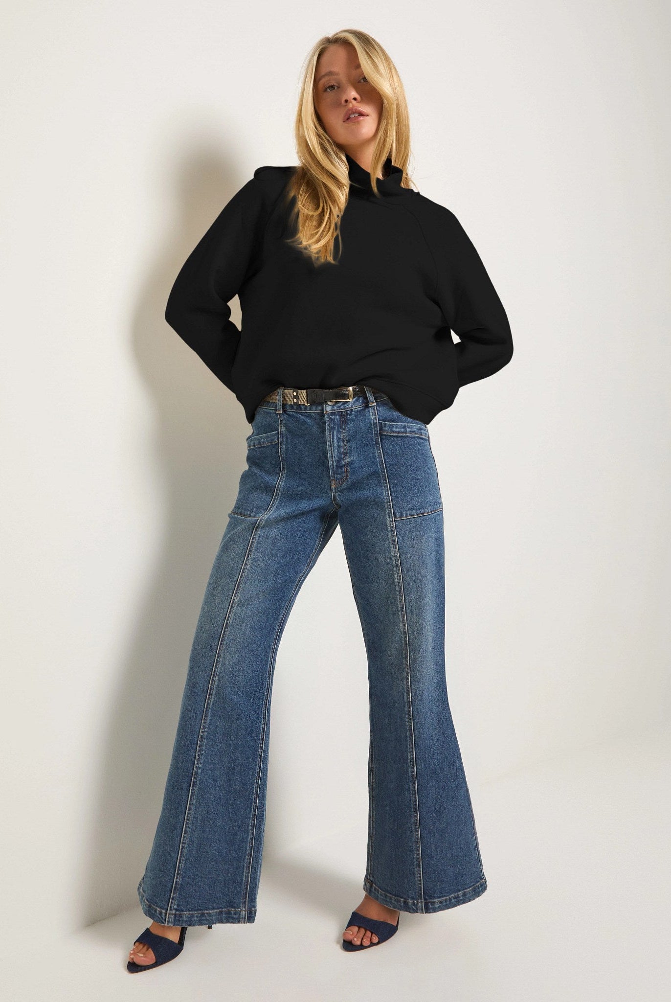 Storm $|& SEAS Nomad Flare Jean - UGC On Fig