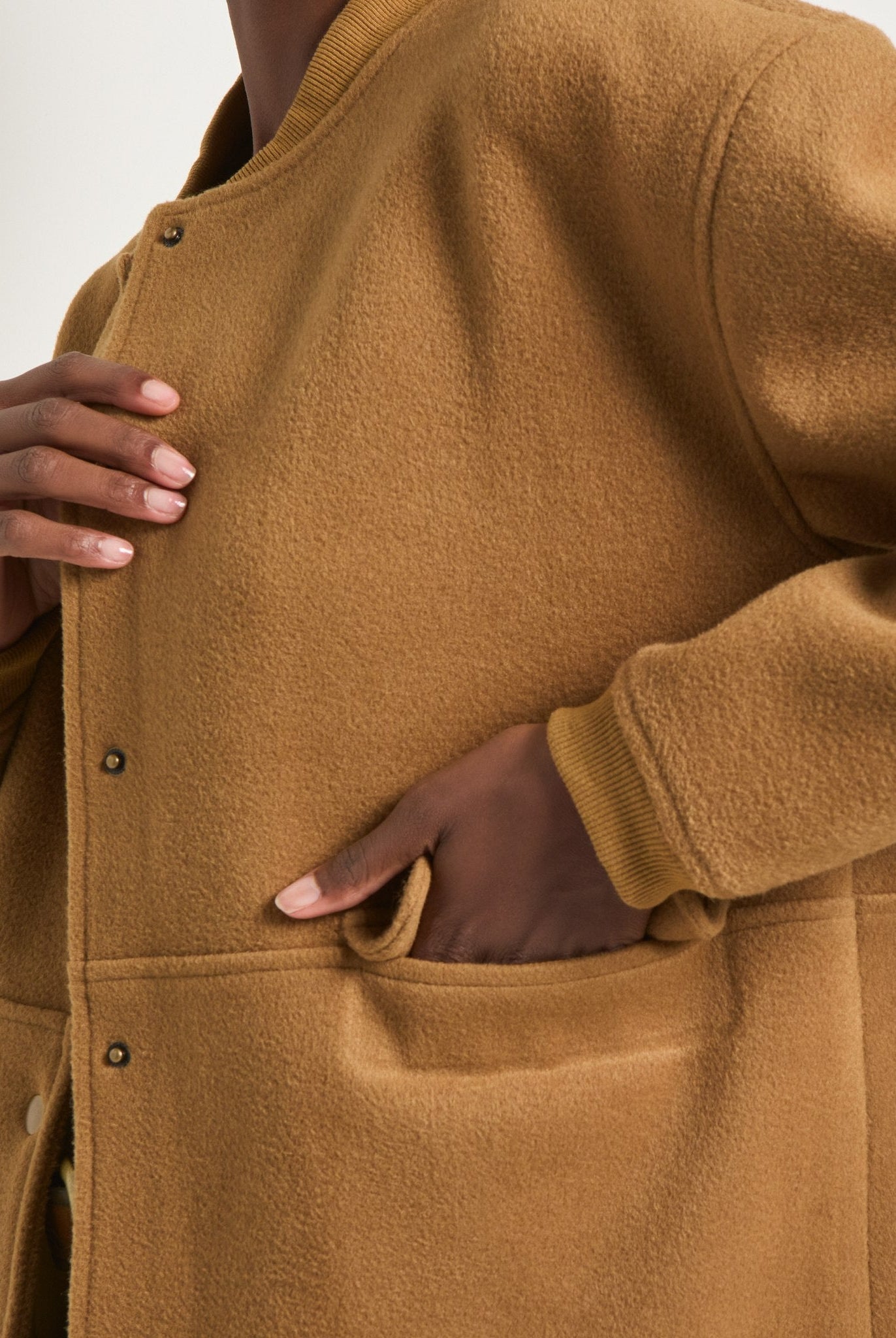 Carmel $|& SEAS Baja Wool Blend Jacket - VOF Front