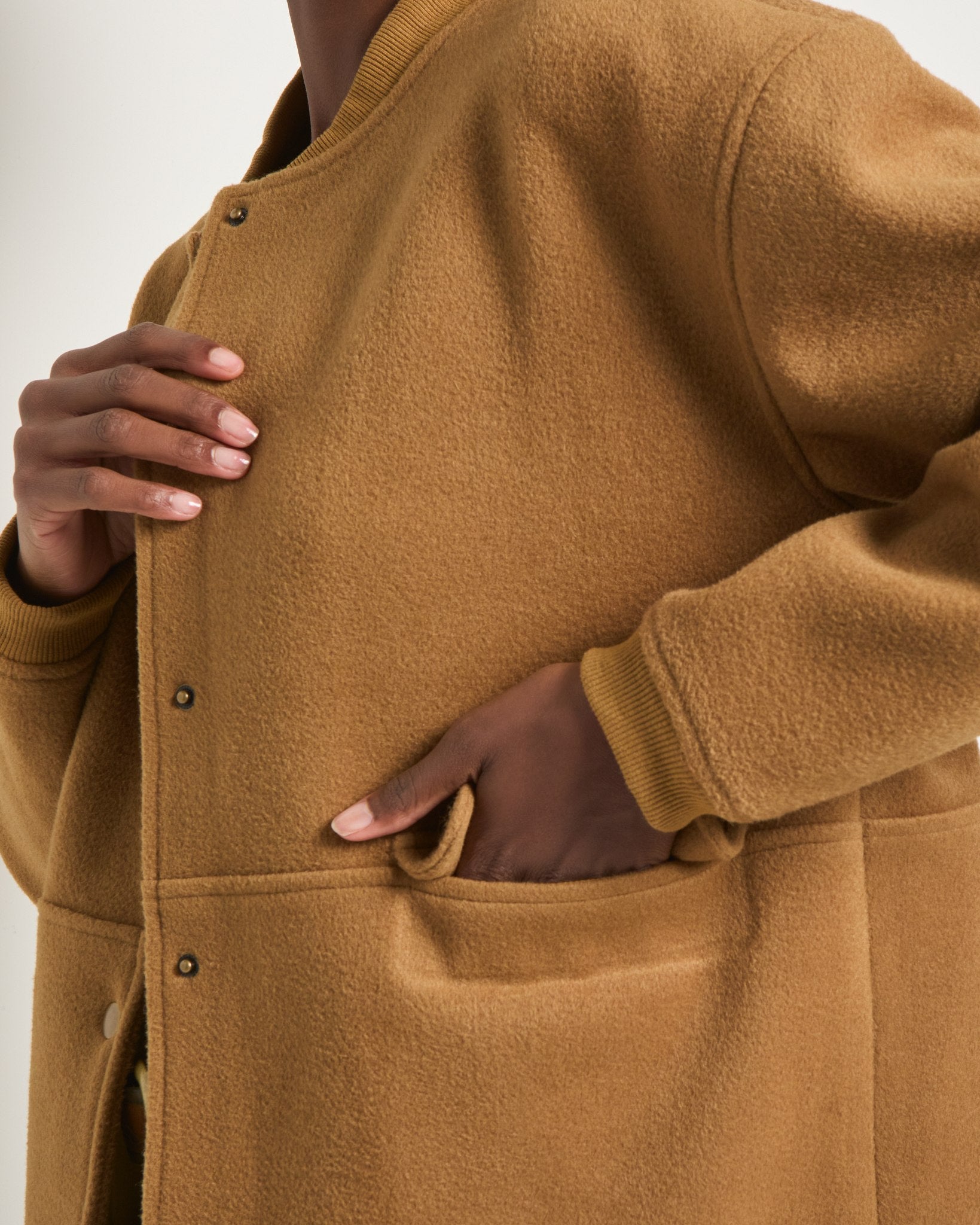 Carmel $|& SEAS Baja Wool Blend Jacket - VOF Front