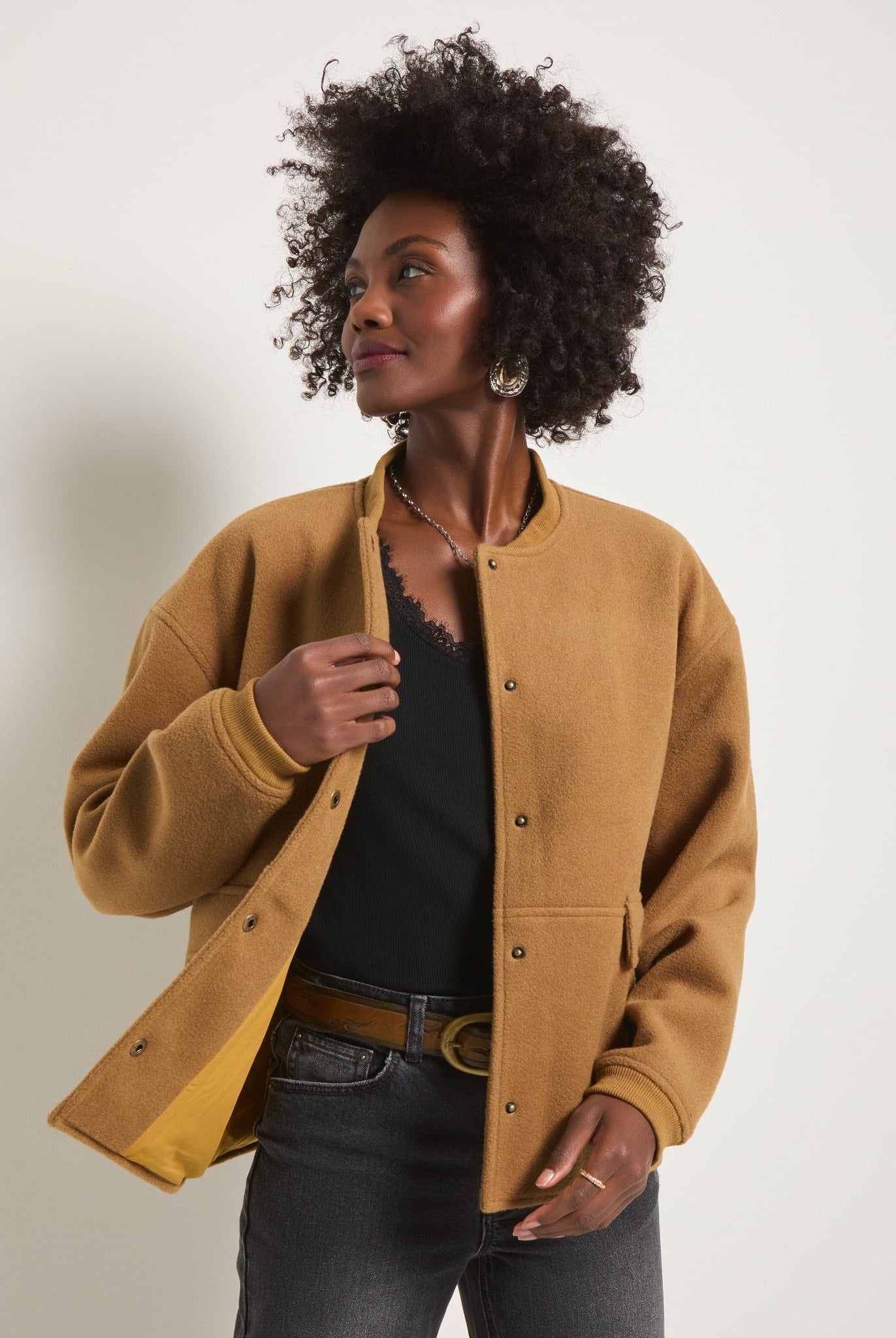 Carmel $|& SEAS Baja Wool Blend Jacket - SOF Front