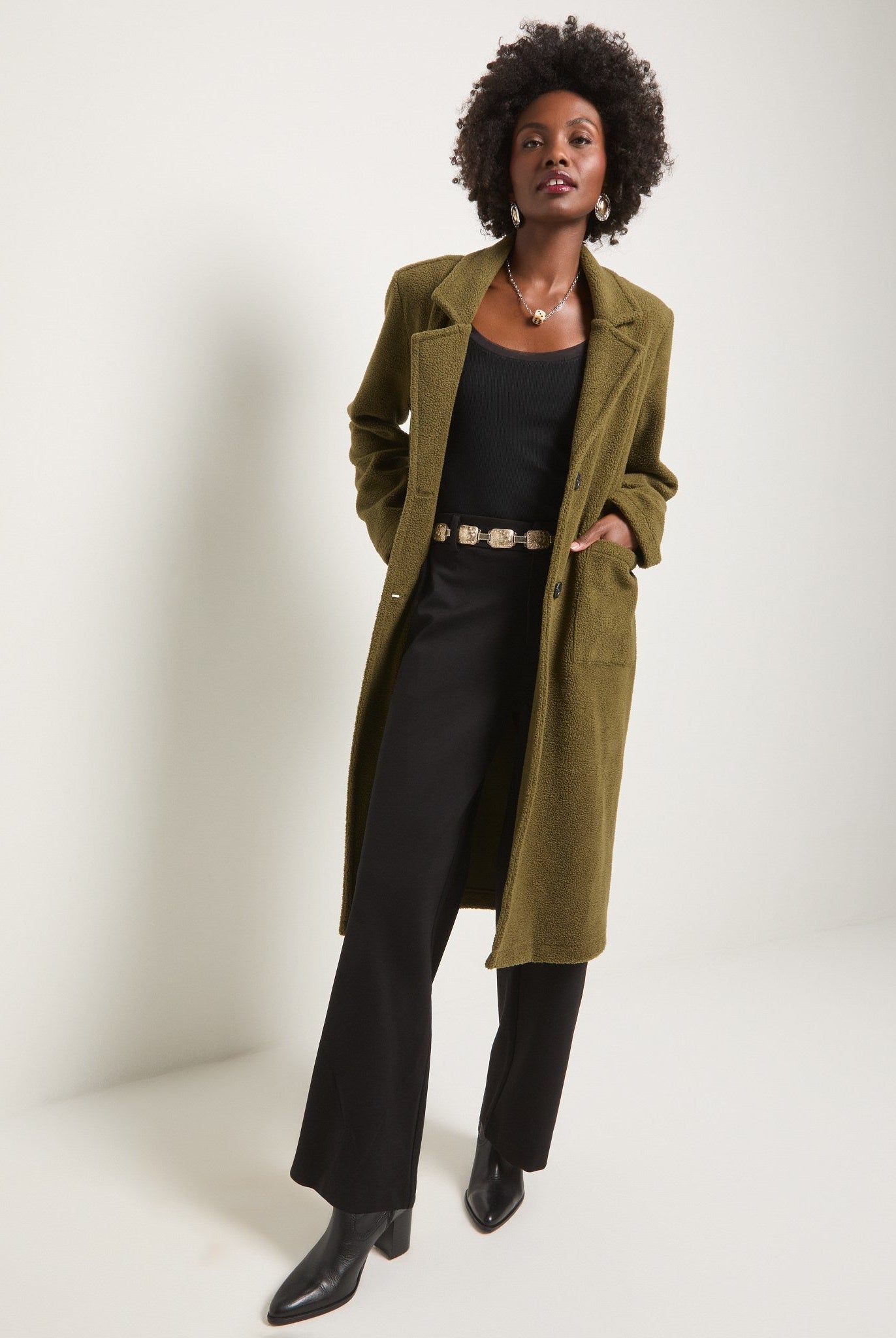 Olive Branch $|& SEAS Samantha Sherpa Coat - UGC On Fig