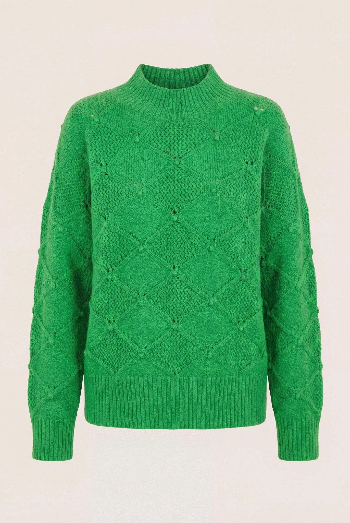 Jade $|& SEAS Countryside Mockneck Sweater - Hanger Detail