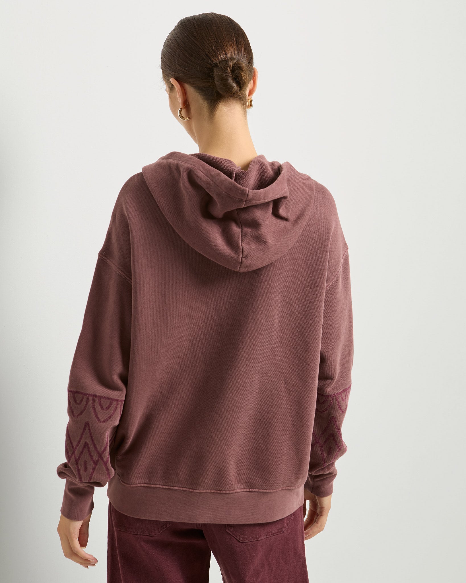Black Cherry $|& SEAS Free Spirit Hoodie - SOF Back