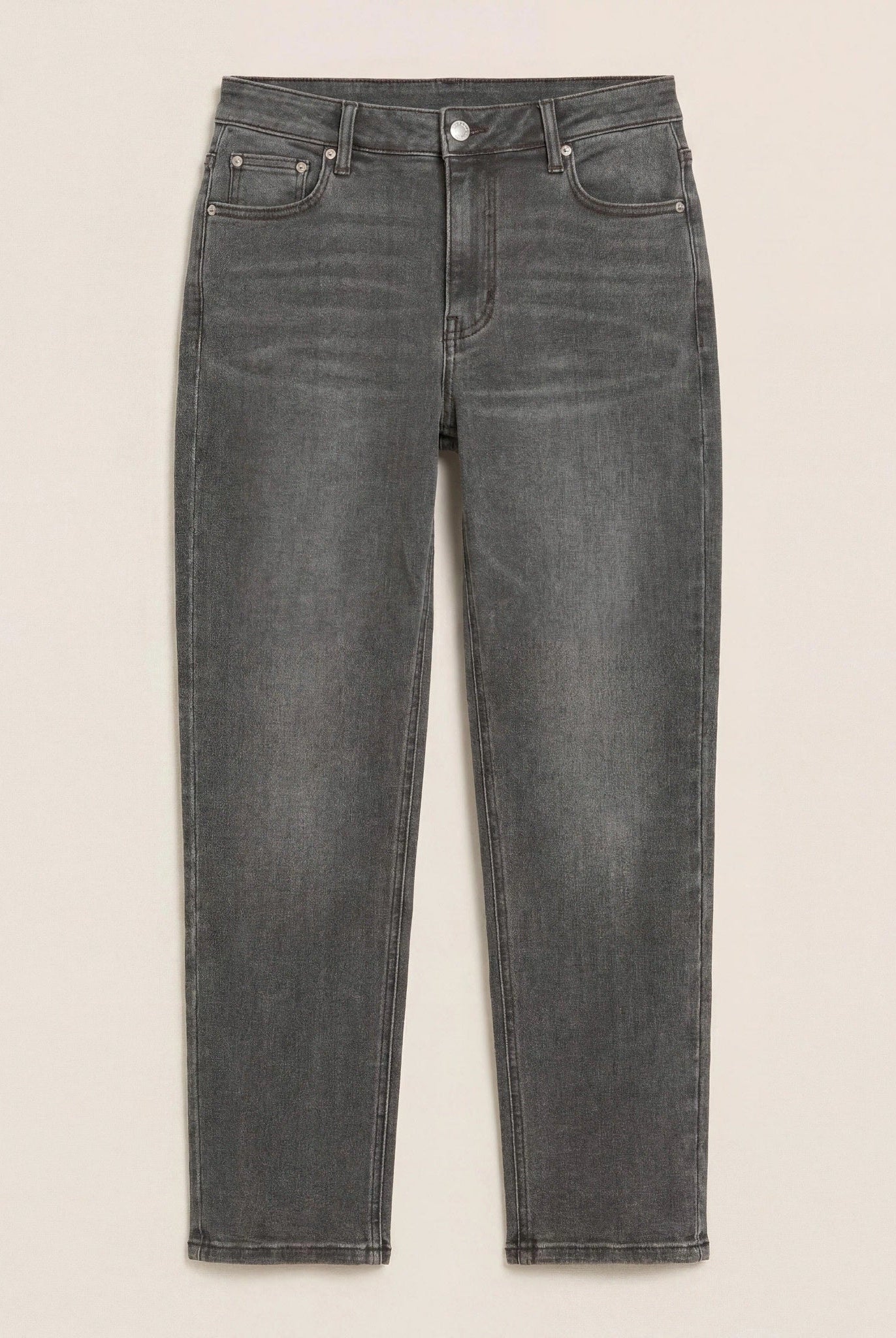 Grey Mist $|& SEAS Coastline Cropped Skinny Jean - Hanger Detail
