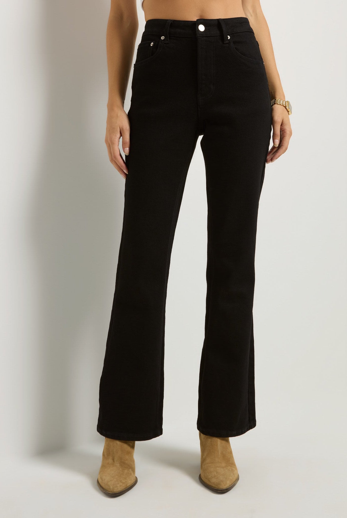 Black $|& SEAS Billy Bootcut Jean - SOF Front