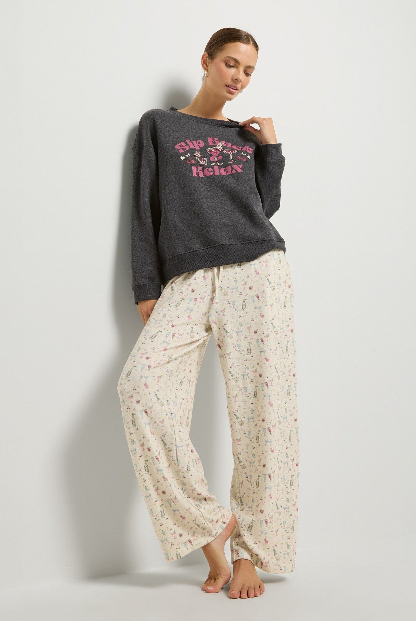 Heather Obsidian $|& SEAS Topanga Crewneck Pullover - UGC On Fig